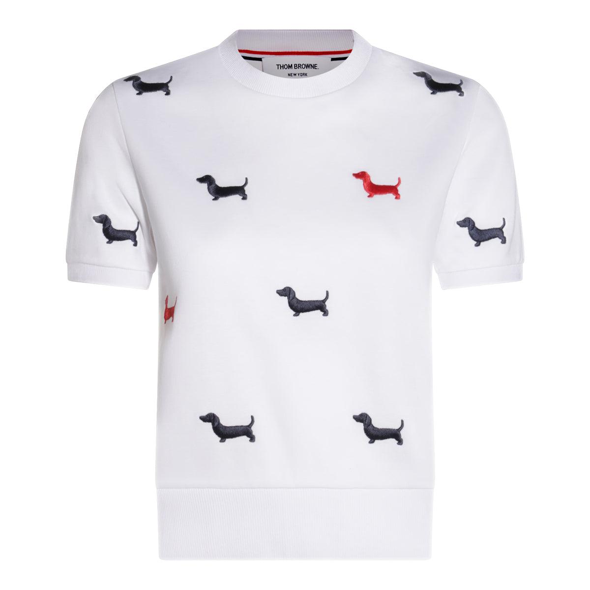 Tシャツ・カットソー THOM BROWNE Women Tops FJS075A00042100 White Thom Browne Tシャツ - 白 - ホワイト | FJS075A00042100