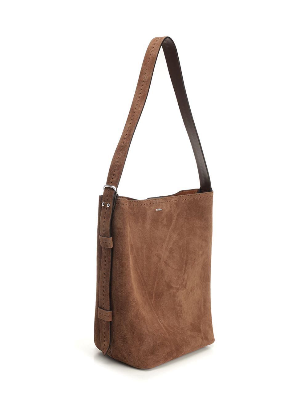 トートバッグ Max Mara PANIERXL BIG BUCKET BAG (2345111138600 002 BEIGE) Bucket bags handbags | Max Mara