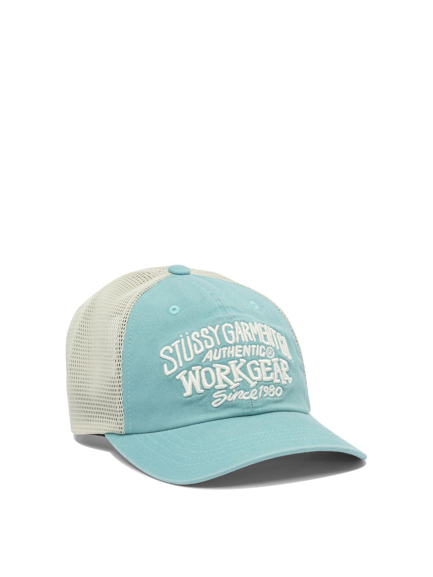 Stussy Low Profile Workgear Strapback Cap in Blue for Men | Lyst