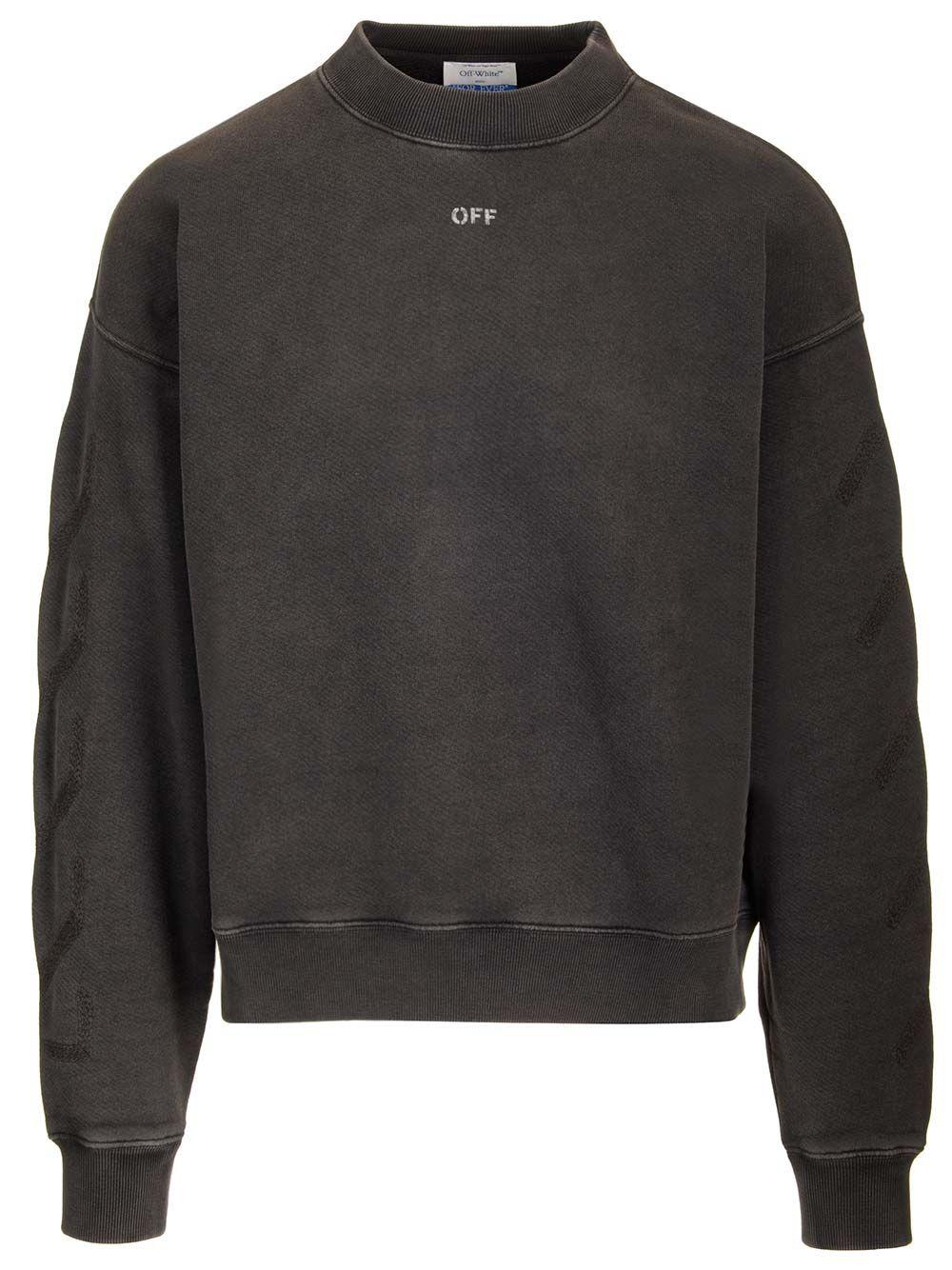 【送料&関税込】Off-White s. Matthew Sweatshirt Off-White c/o Virgil Abloh S. Matthew Sweatshirts in Gray