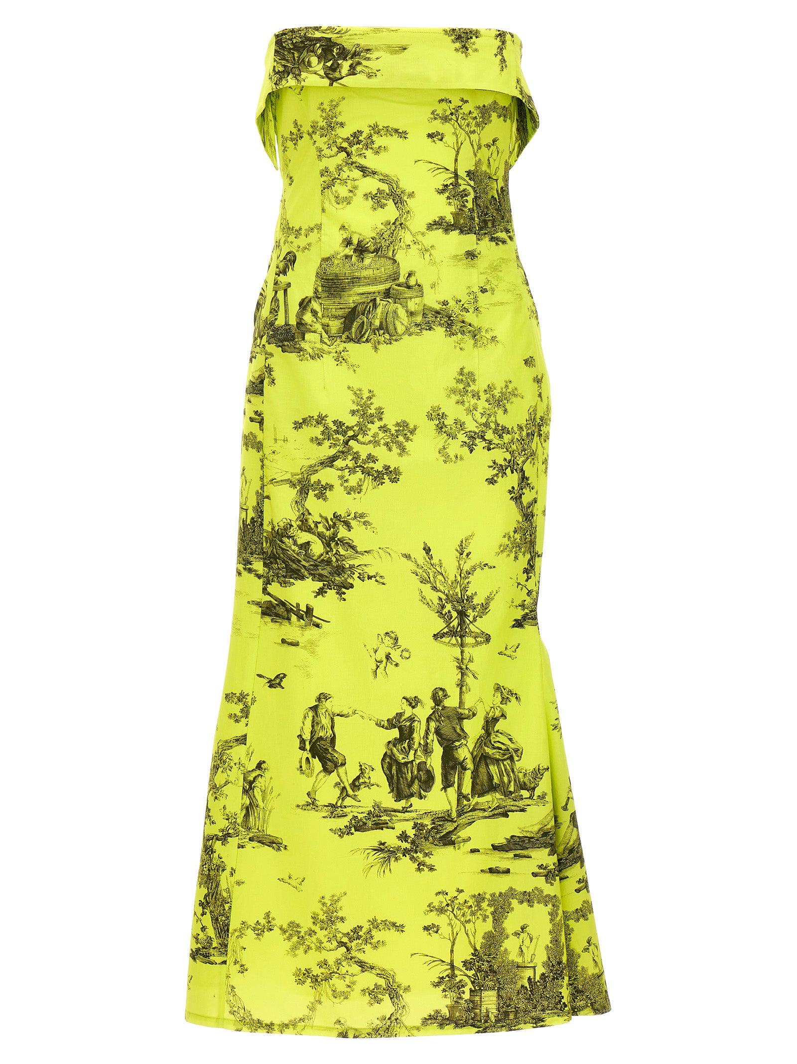 Philosophy Toile De Jouy Print Dress in Yellow Lyst