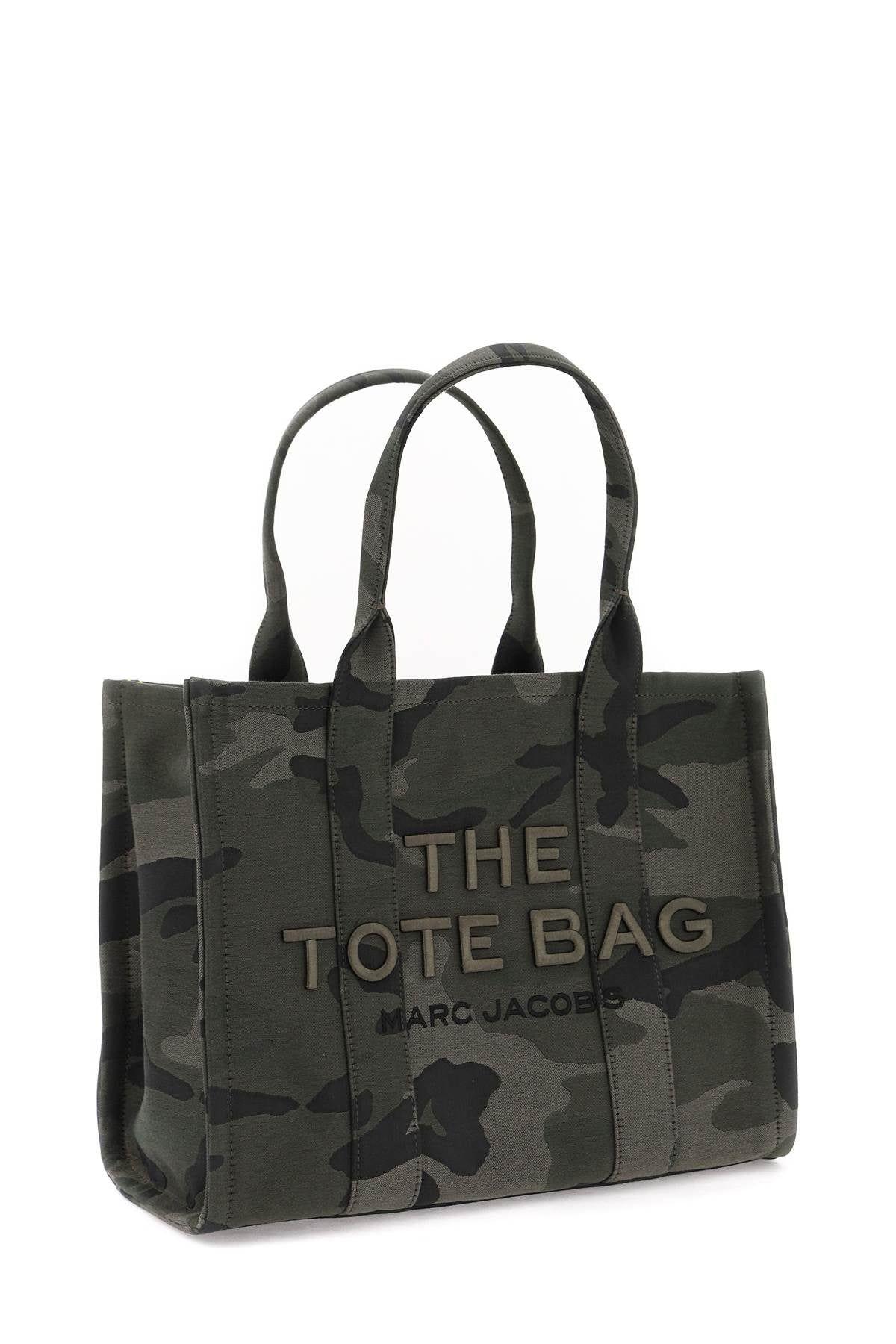 Marc Jacobs The Camo Jacquard Large Tote Bag in Black | Lyst