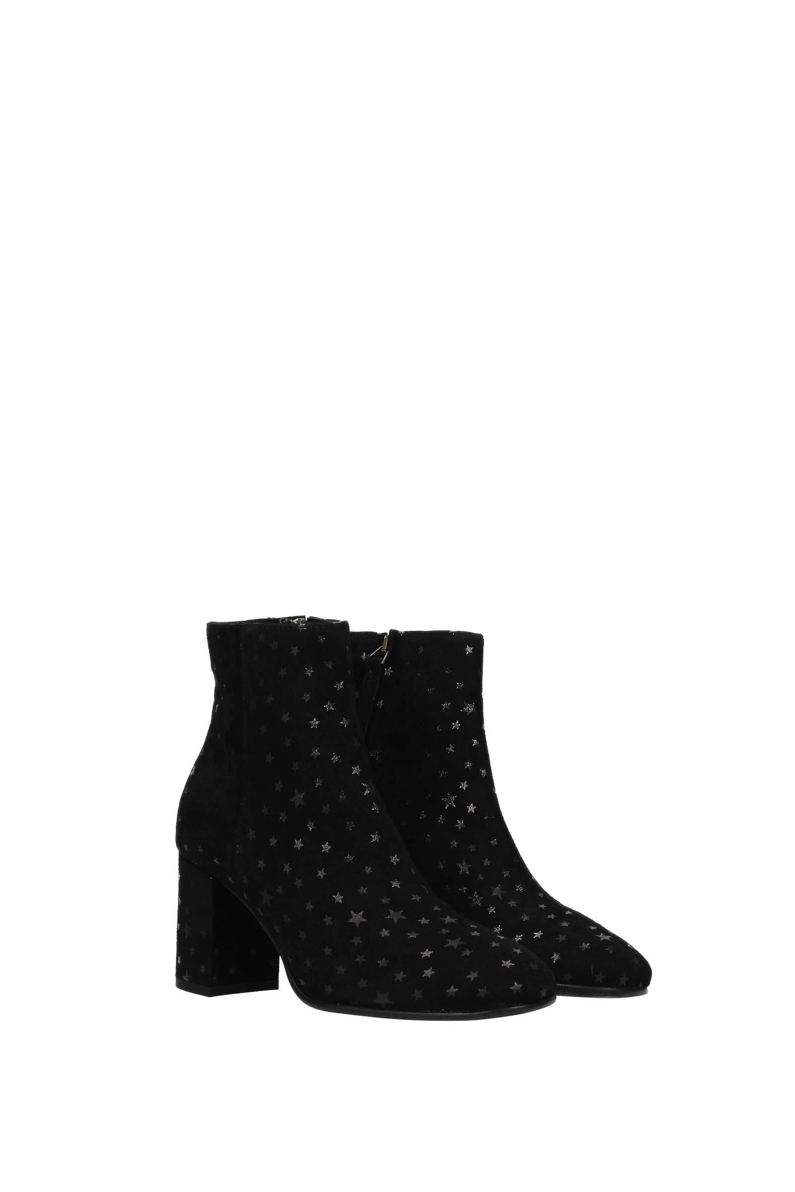 P.A.R.O.S.H. Ankle Boots Blink Suede Black | Lyst