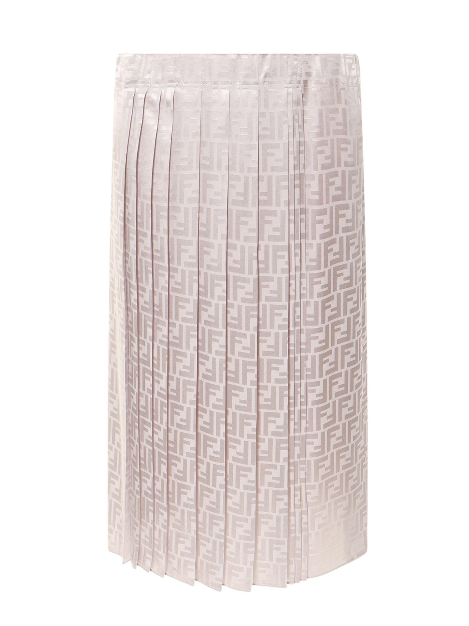 Fendi pink clearance pleated skirt