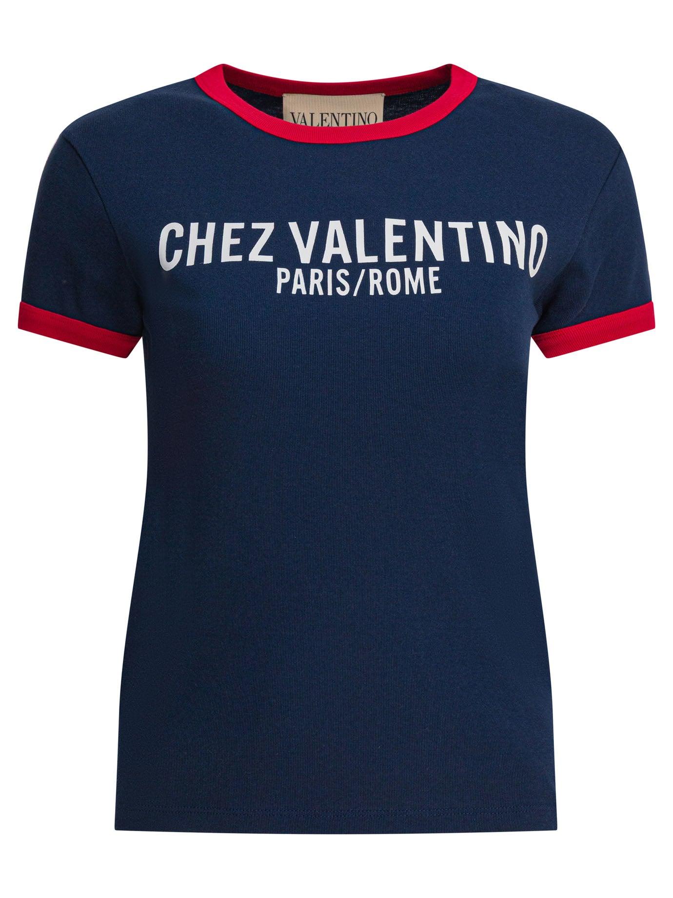 Tシャツ・カットソー VALENTINO Woman T-Shirt Ivory 6B3MG24Q95W A03 Valentino: Women's Jersey T-Shirt (Ivory) | DSMNY E-SHOP