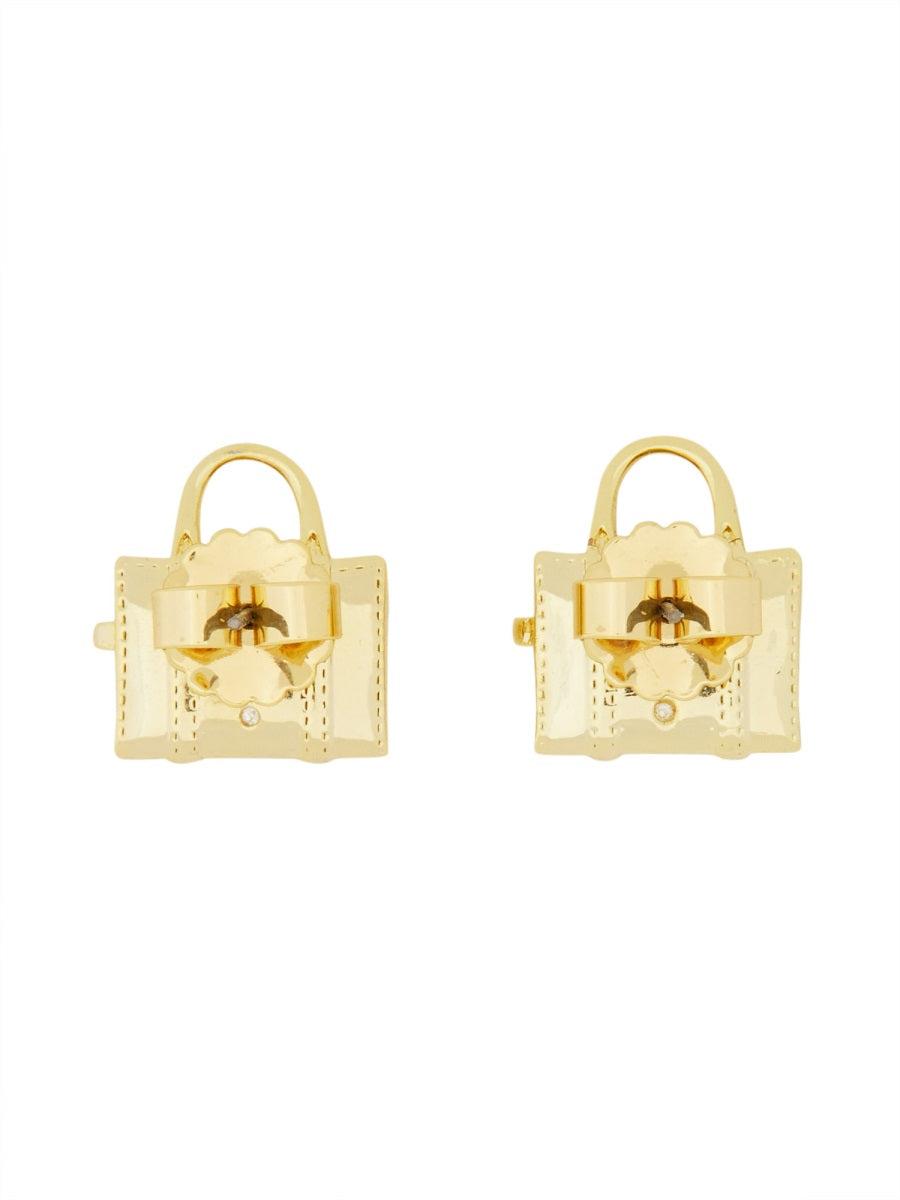 【関税&送料込】Marc Jacobs Orecchini A Perno The Tote Bag S Marc Jacobs The Tote Bag Earrings | Silver | FARFETCH