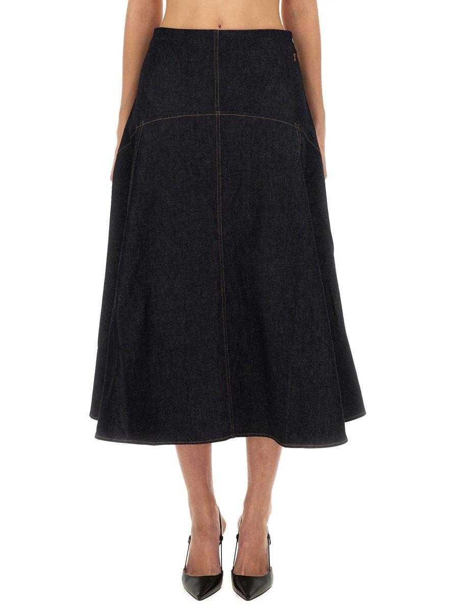 スカート JACQUEMUS Women Skirts 213DR0091020990 Black Jacquemus Skirt in Obsidian/Black – SVRN
