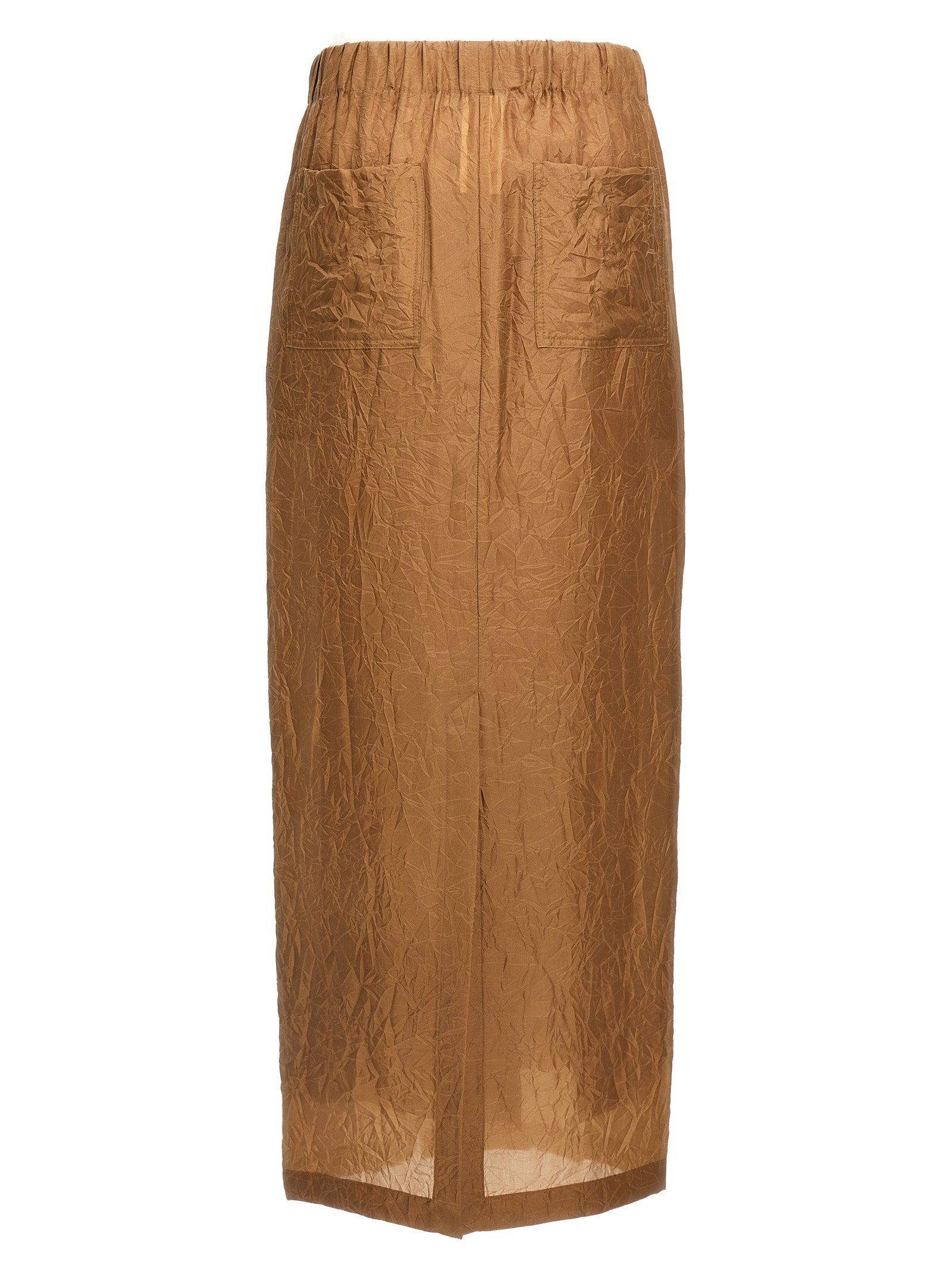 スカート MAX MARA 'Aeroso1234' skirt Brown Max Mara 'Aeroso1234' Skirt in Brown | Lyst