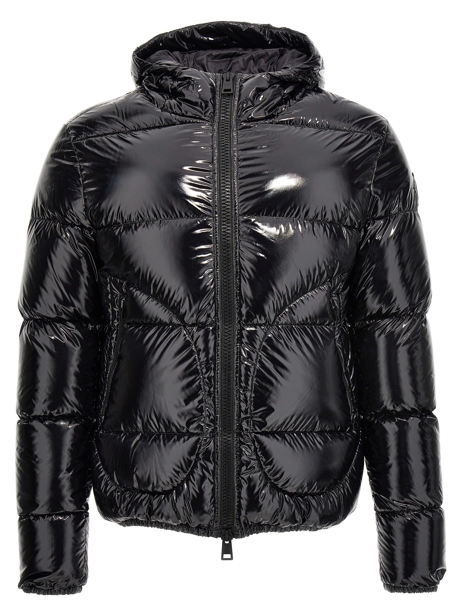 Herno Gloss Nylon Down Jacket Coats, Trench Coats in Gray for Men | Lyst
