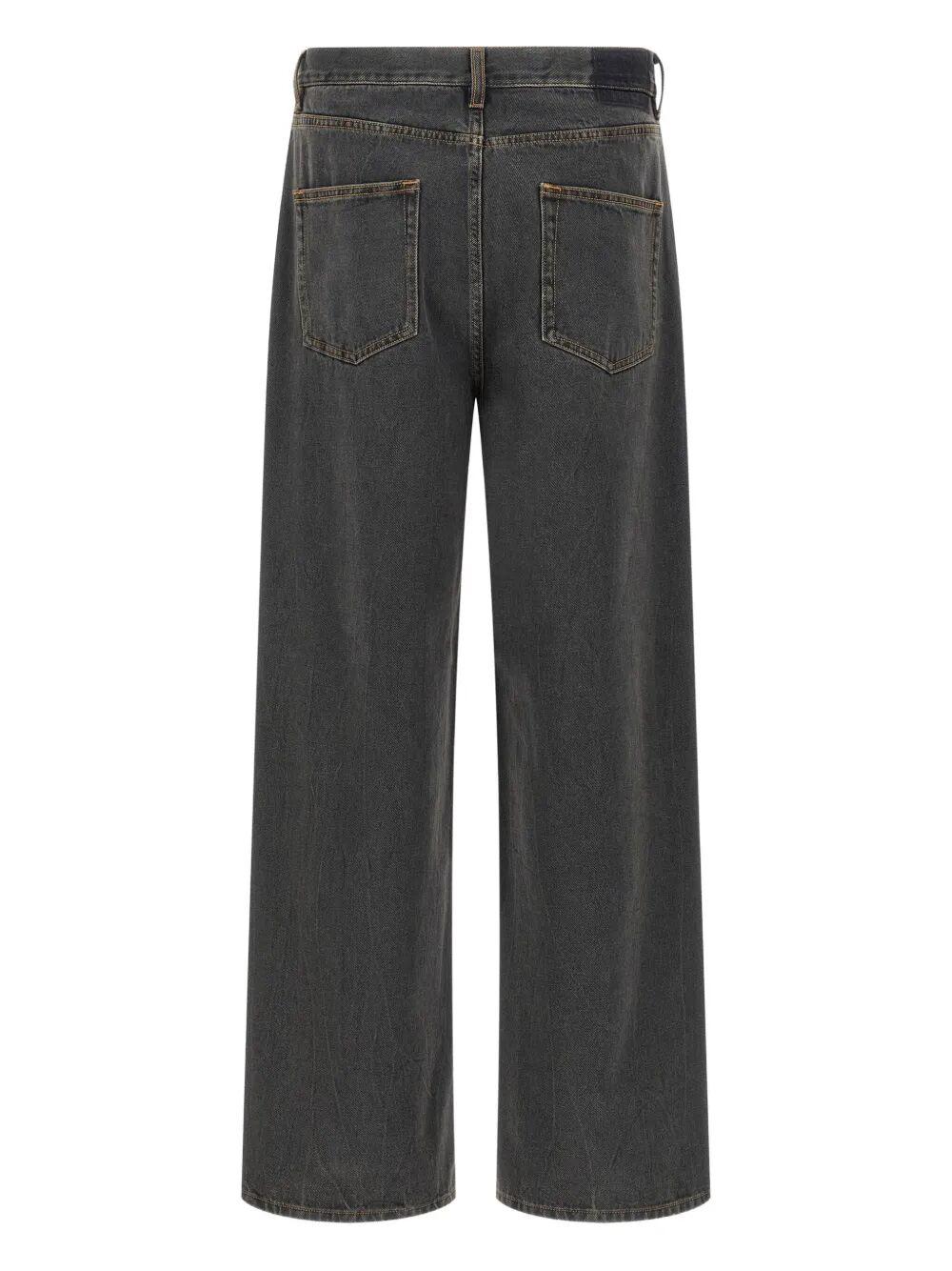 Golden Goose Wide Leg Jeans in Gray for Men | Lyst