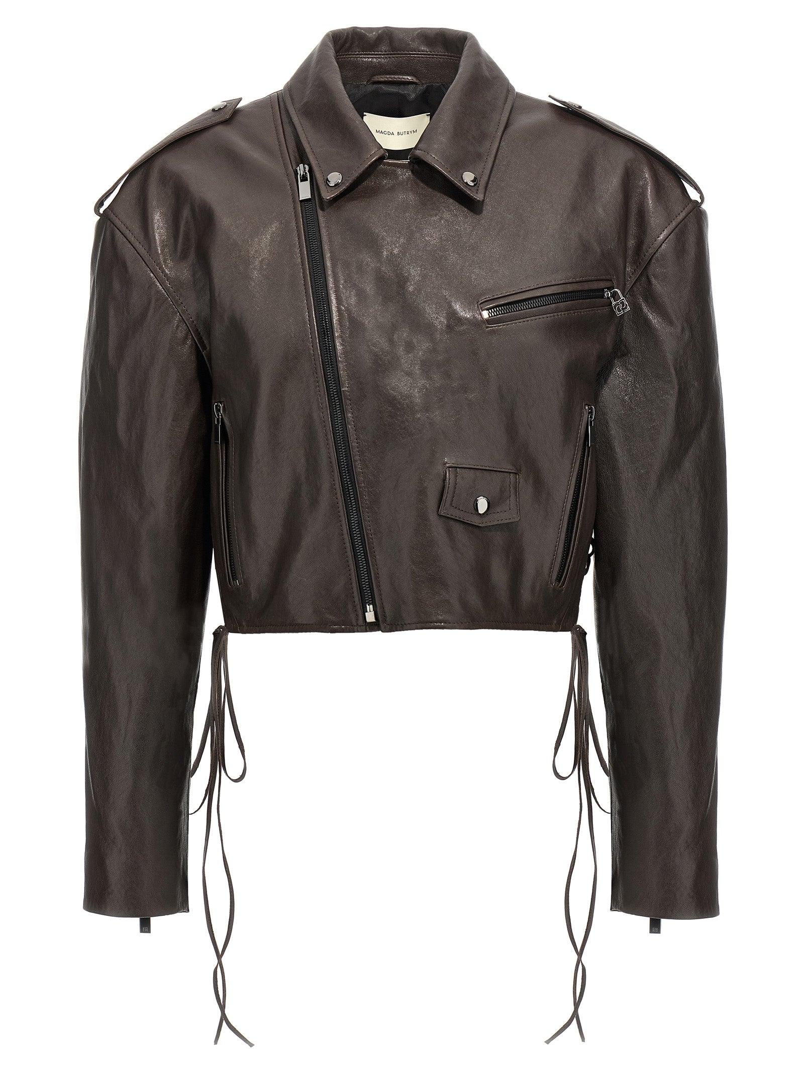 レザージャケット・コート MAGDA BUTRYM '19' biker jacket Magda Butrym Leather biker jacket Magda Butrym