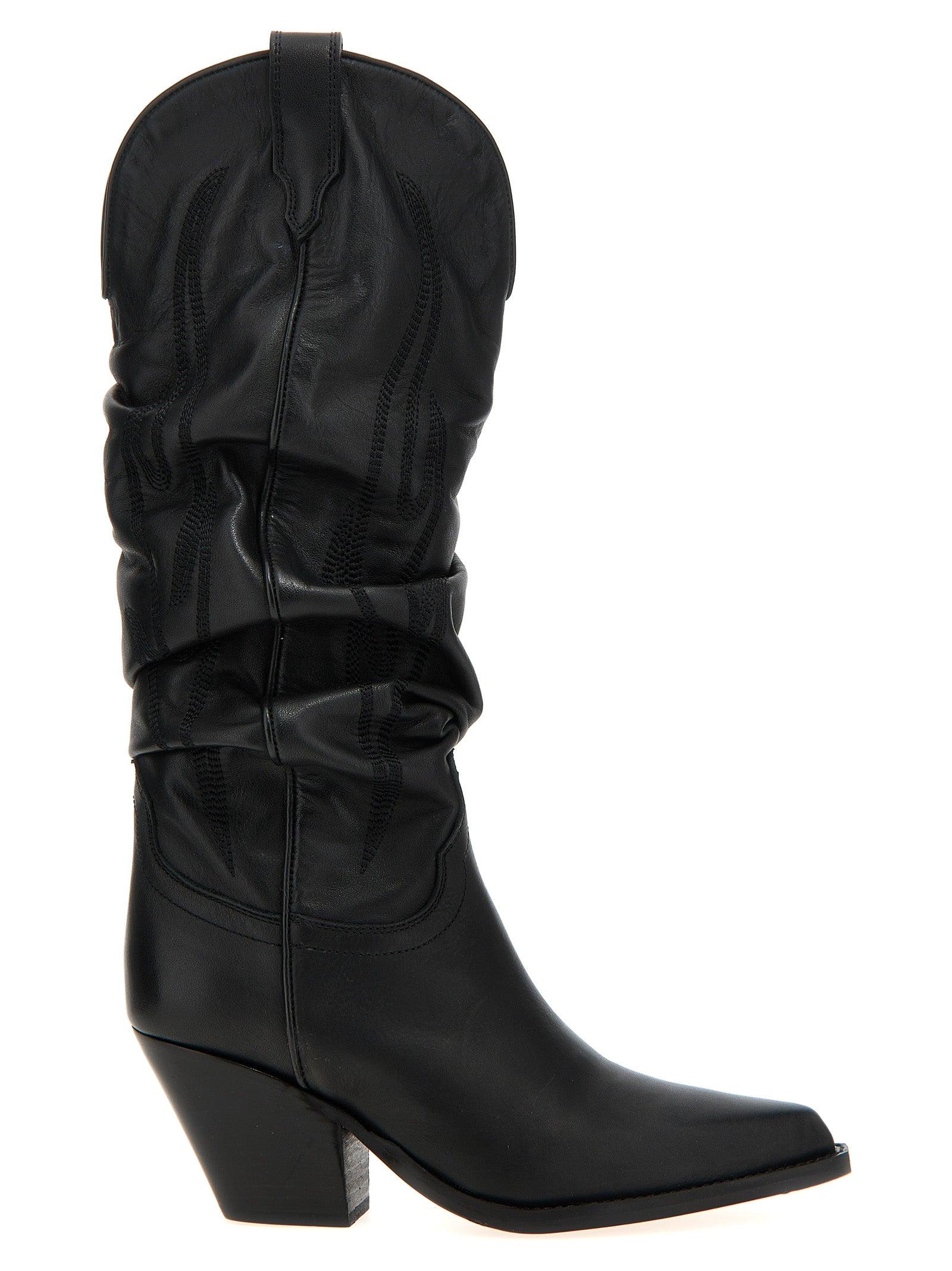 ショートブーツ・ブーティ SONORA Black leather Hidalgo ankle boots Sonora Hidalgo 35mm Ankle Boots | Black | FARFETCH CA