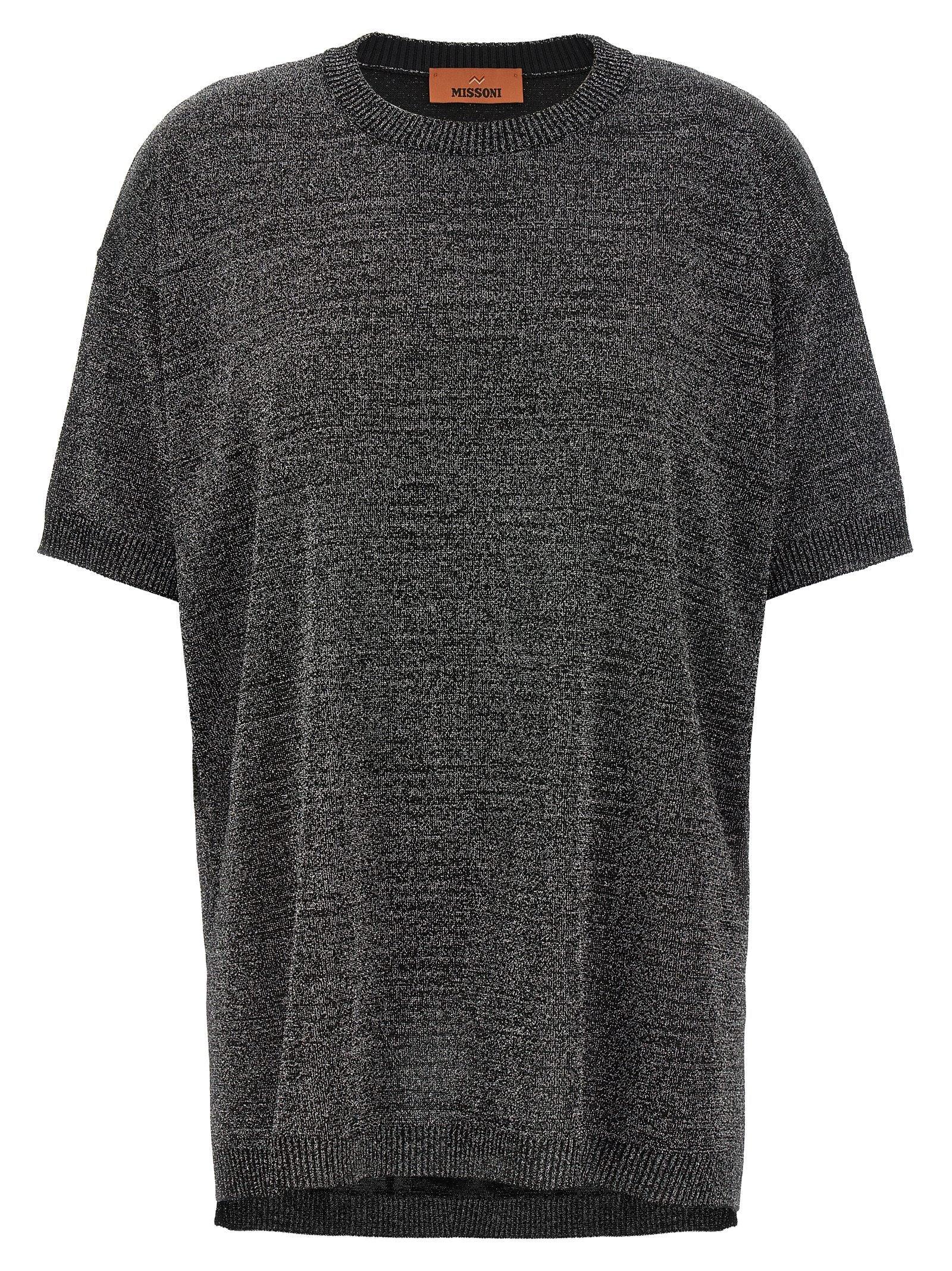Tシャツ・カットソー Missoni Oversized Lurex Knit T-Shirt With Crew Neck Missoni T-shirts for Women | Online Sale up to 84% off