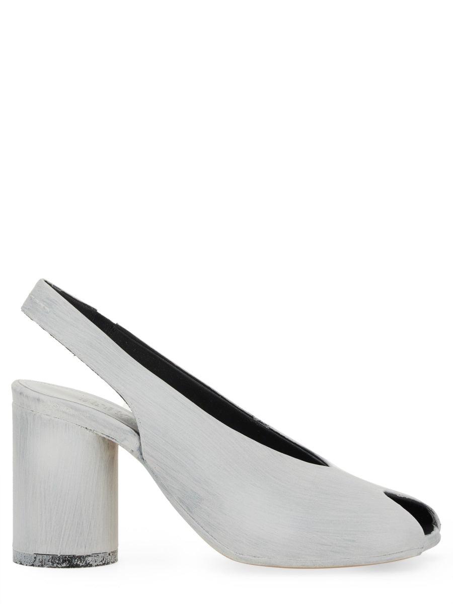【MM6】ANATOMIC ELASTIC PUMP WITH LOGO MM6 by Maison Martin Margiela Pump shoes for Women | Online