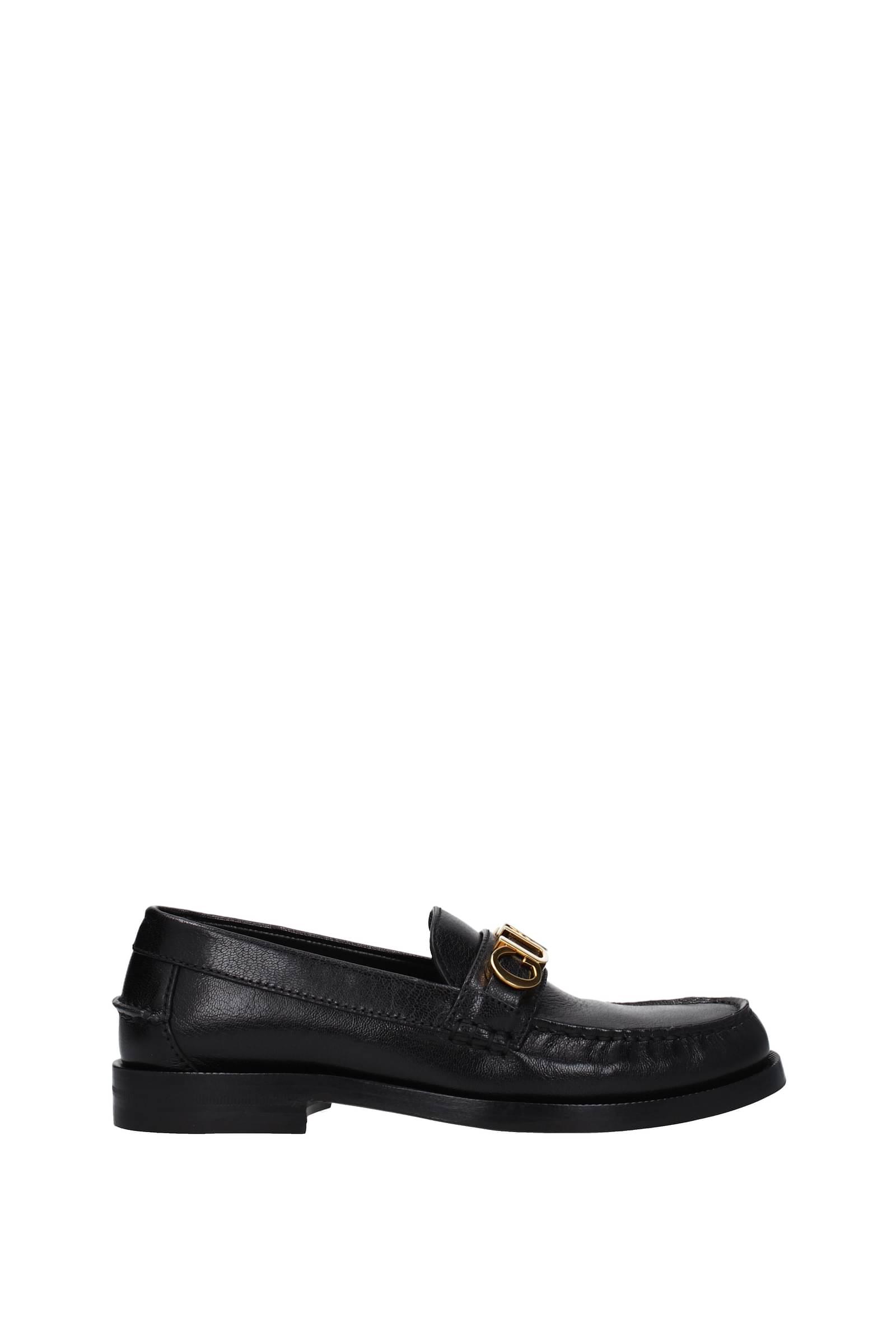 Gucci Loafers Quentin Leather in Black | Lyst