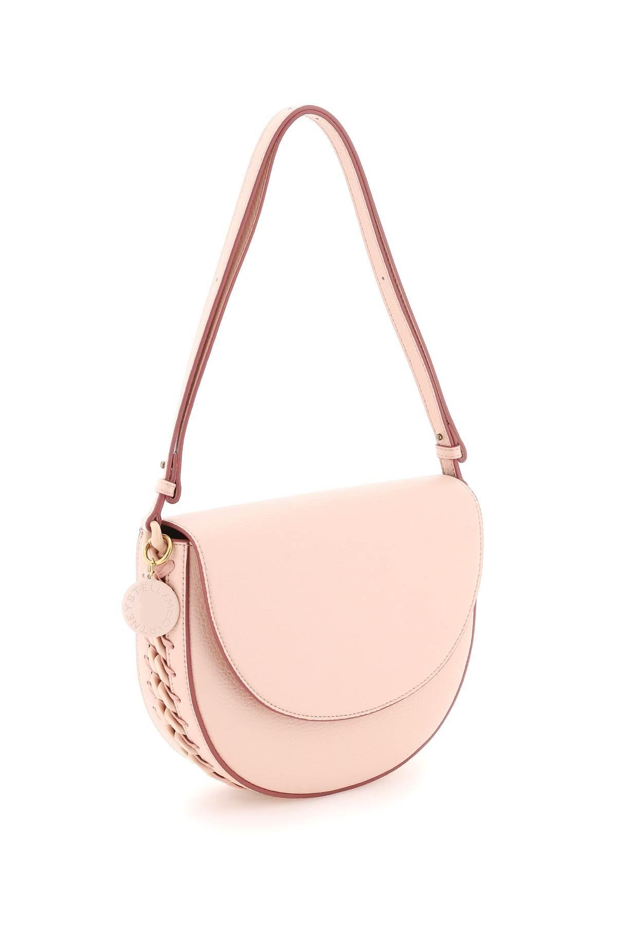 Stella McCartney Faux Leather Medium Frayme Bag in Pink | Lyst