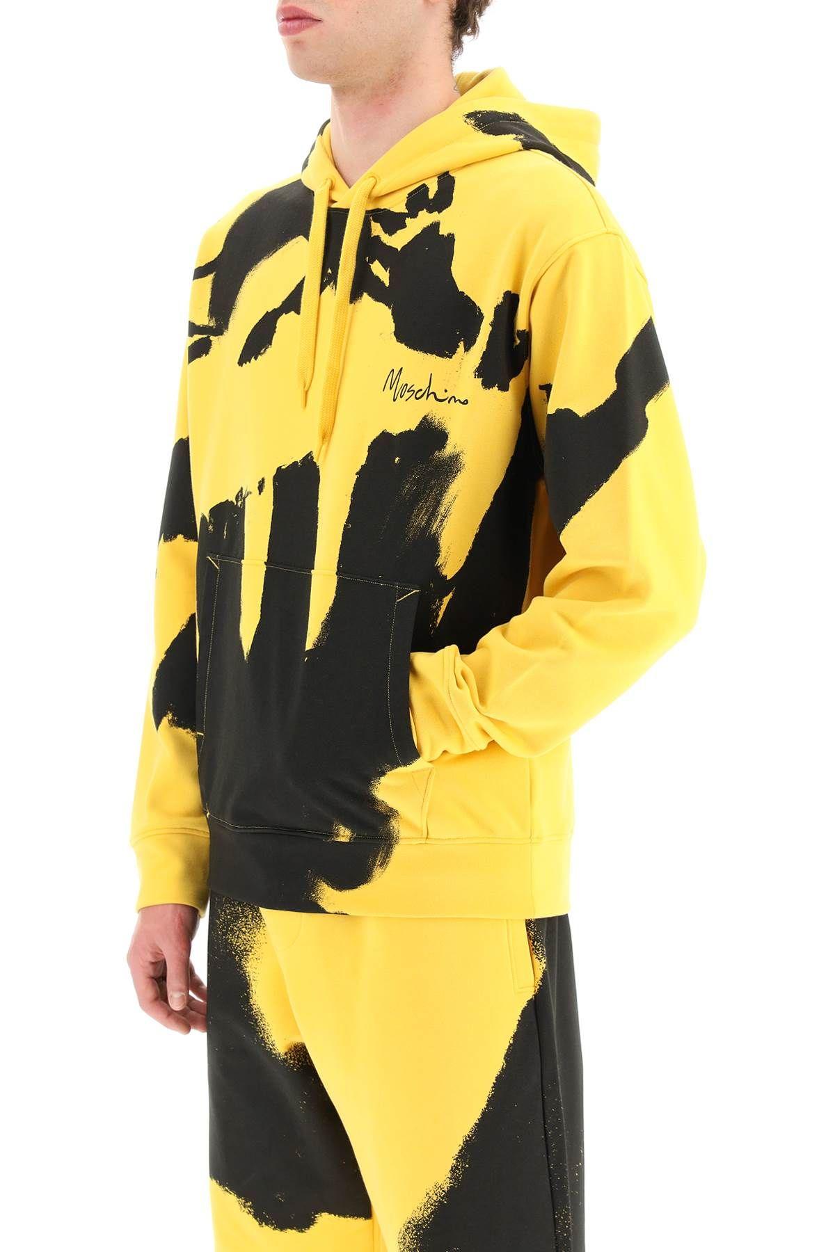 Yellow moschino online hoodie