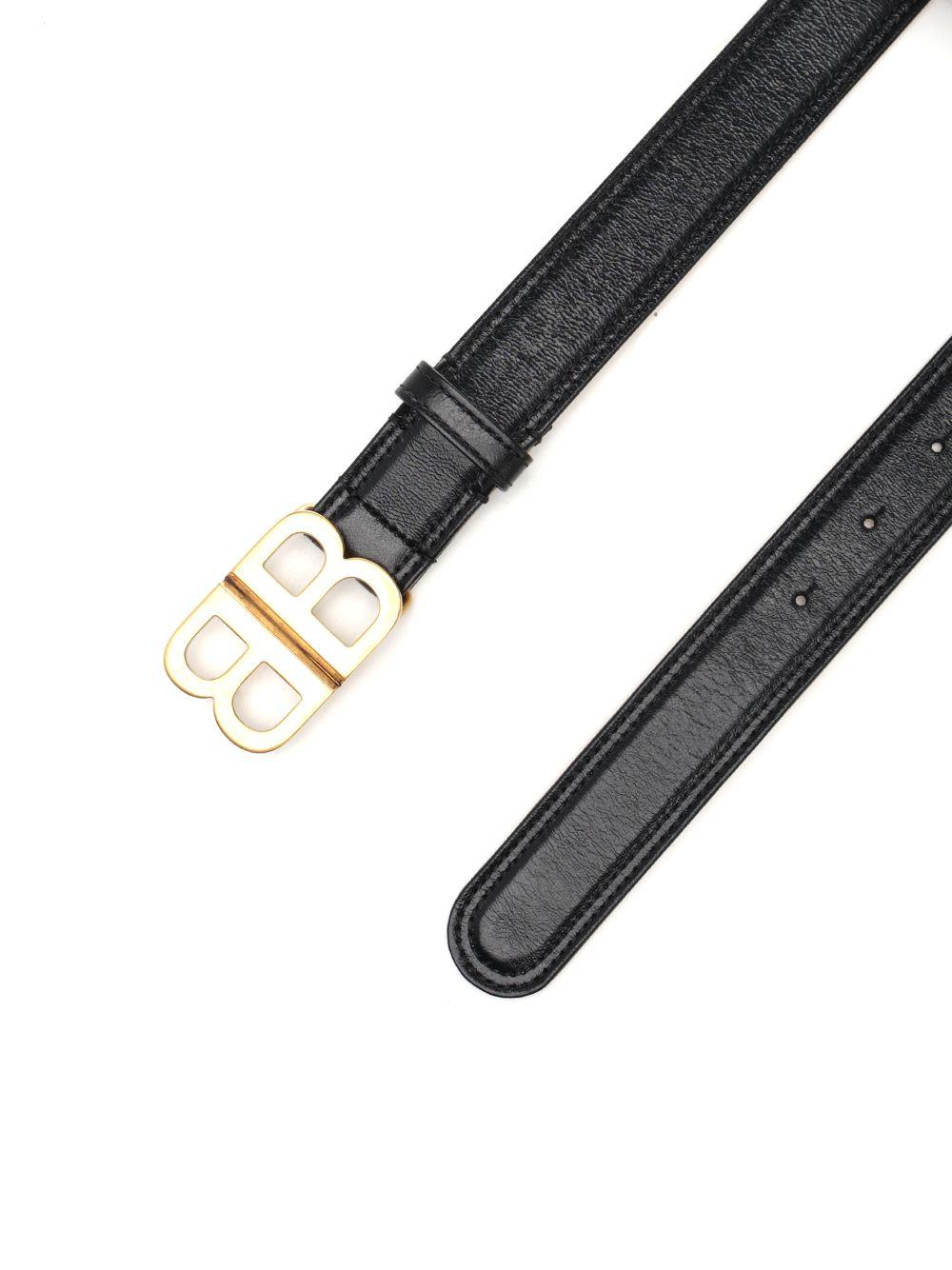 BALENCIAGA BB Hourglass Crushed ベルト Balenciaga Bb Hourglass Crushed Belts in Gray | Lyst