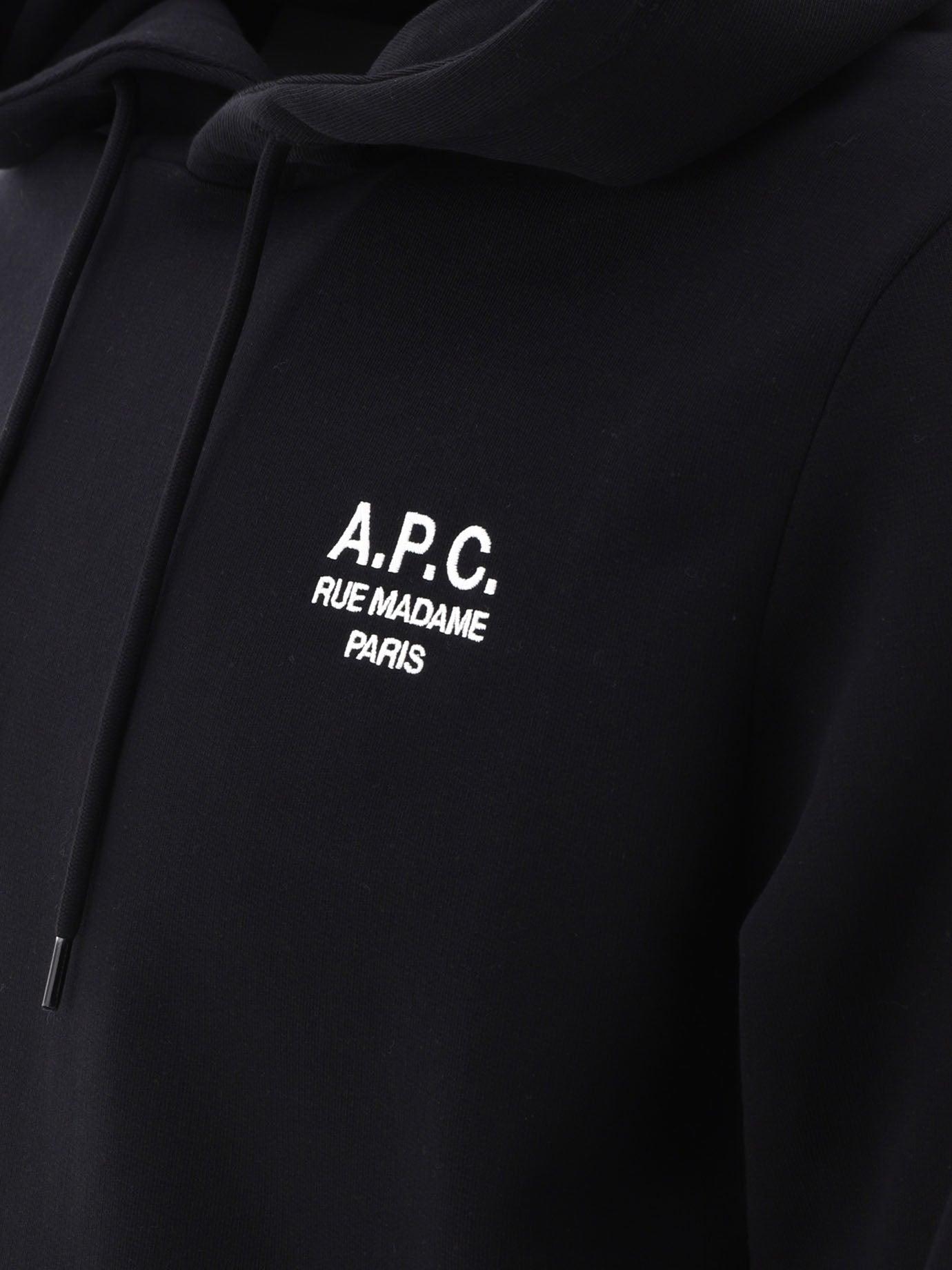 A.P.C. Rue Madame Hoodie in Blue for Men Lyst