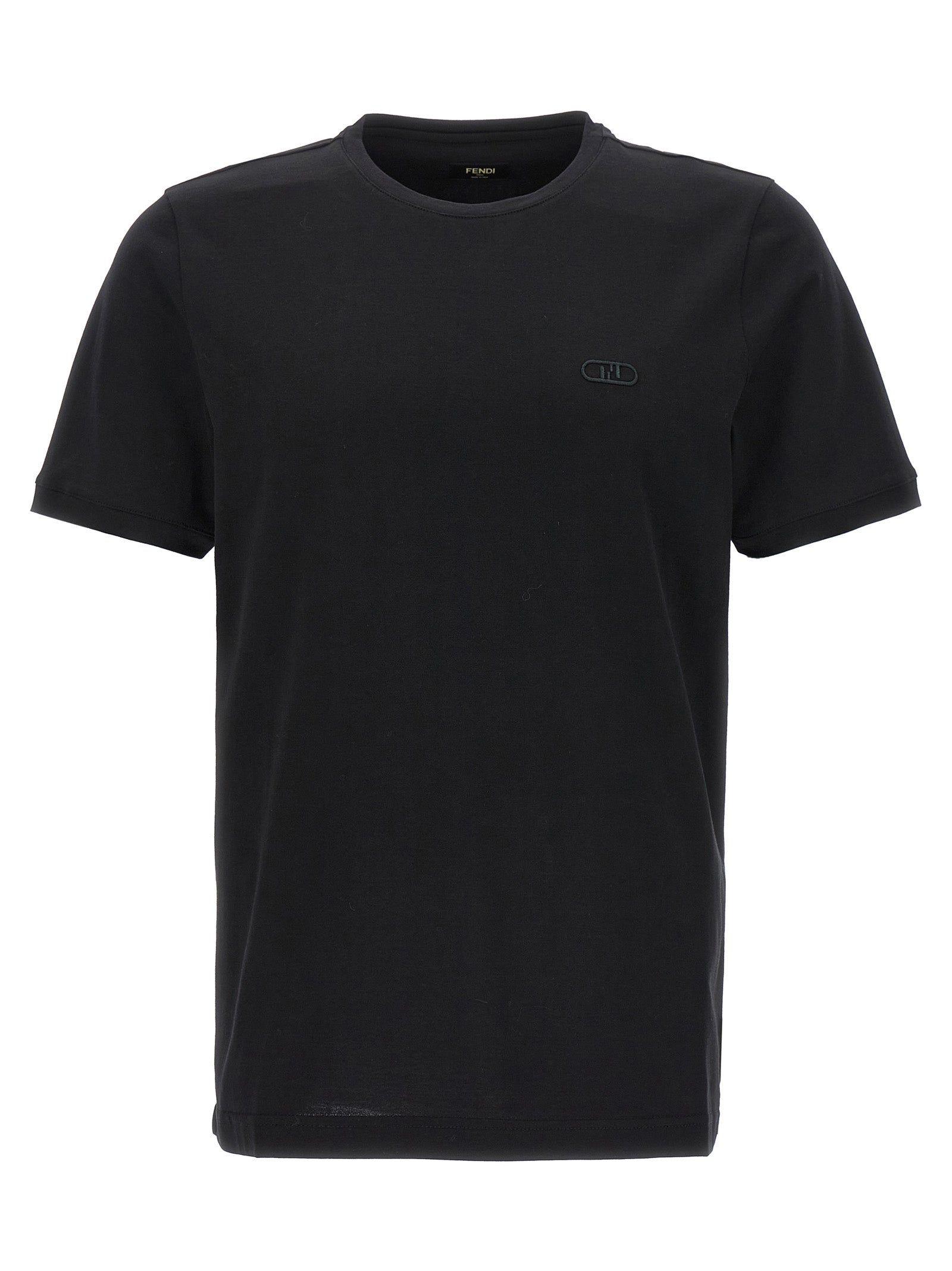 Fendi ' O'lock' T-shirt in Black for Men | Lyst