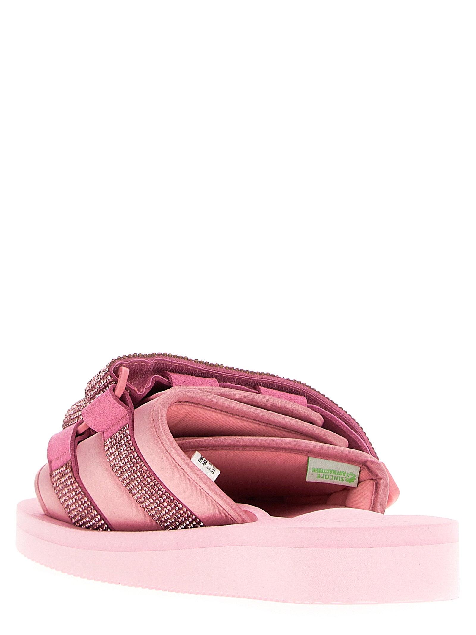Blumarine Moto Sandals in Pink