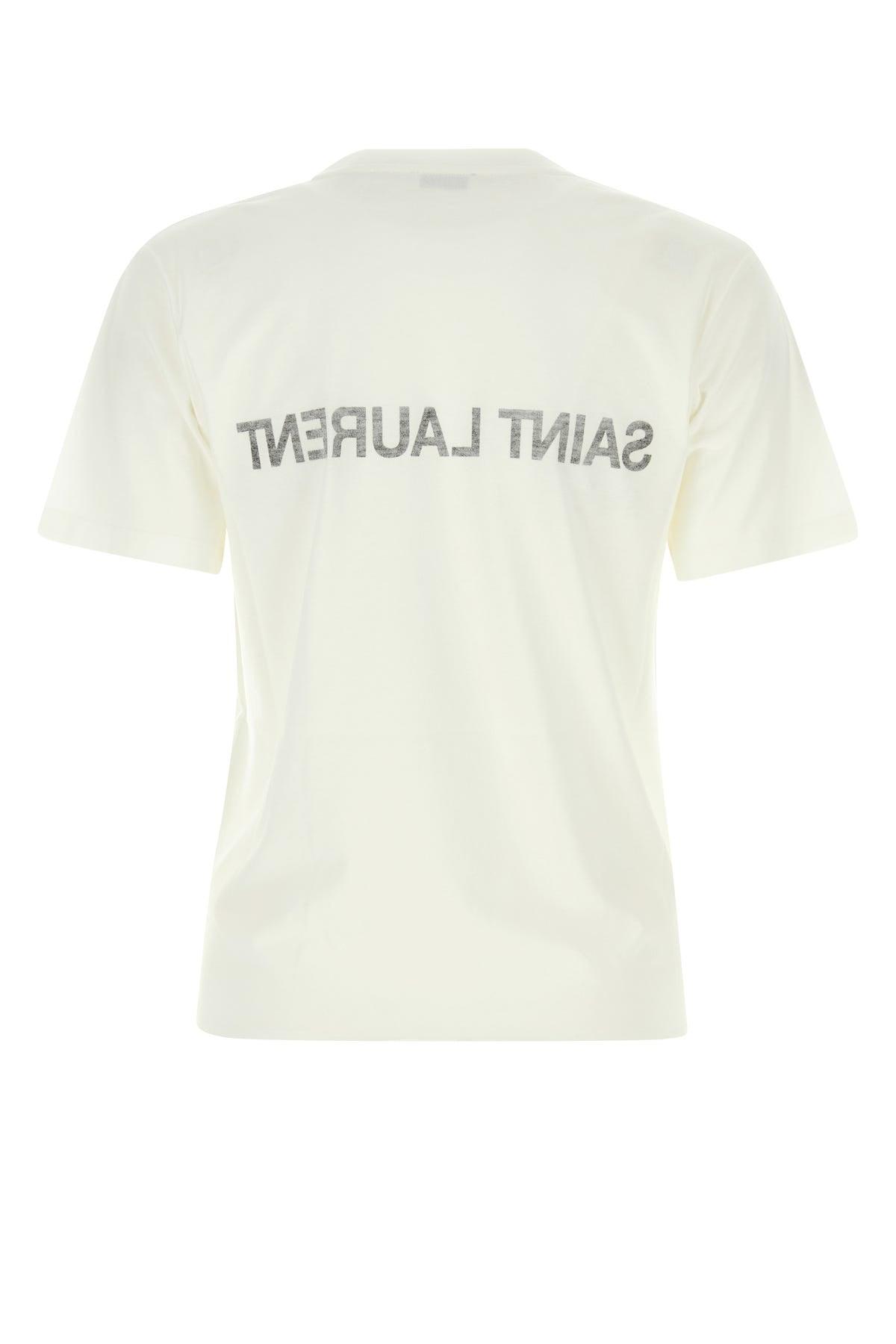 Women's Saint Laurent T-shirts | Lyst