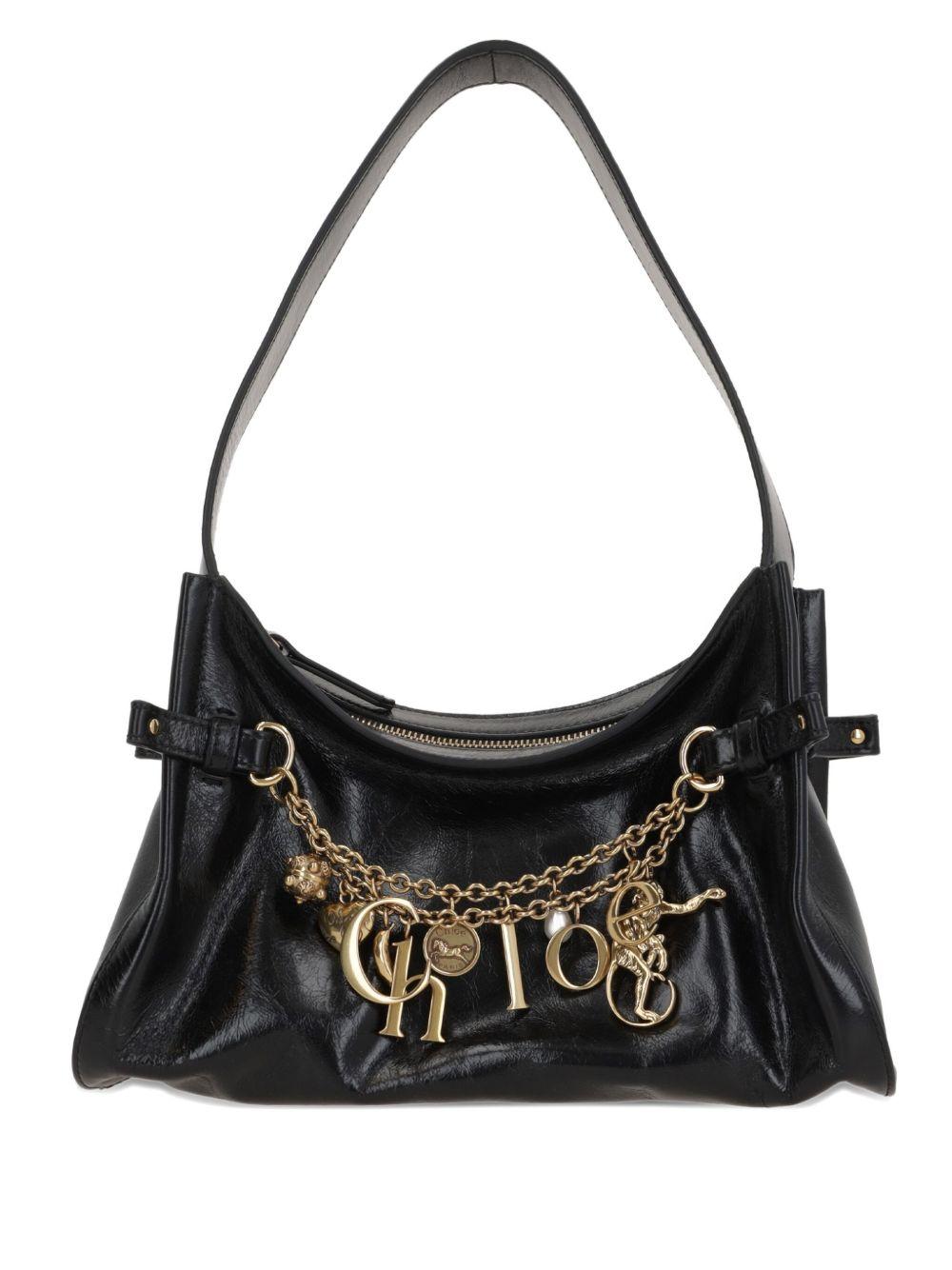 ハンドバッグ CHLOE' CHLOE' CHARMS HOBO BAG Chloé Chloé Charms Hobo Bag In Shiny Leather | Chloé US