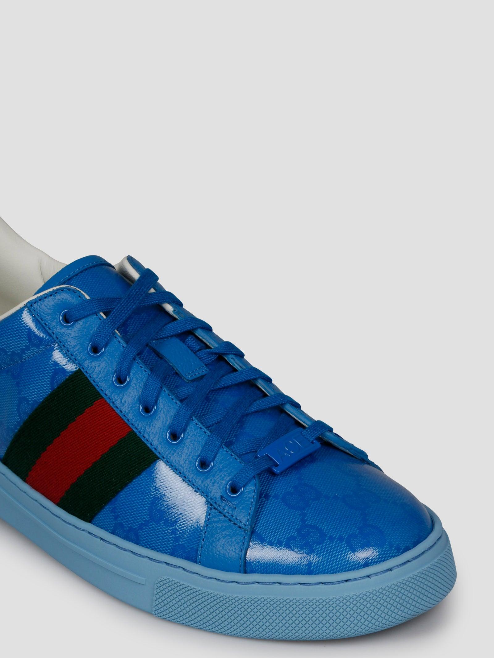 Blue gucci shoes cheap