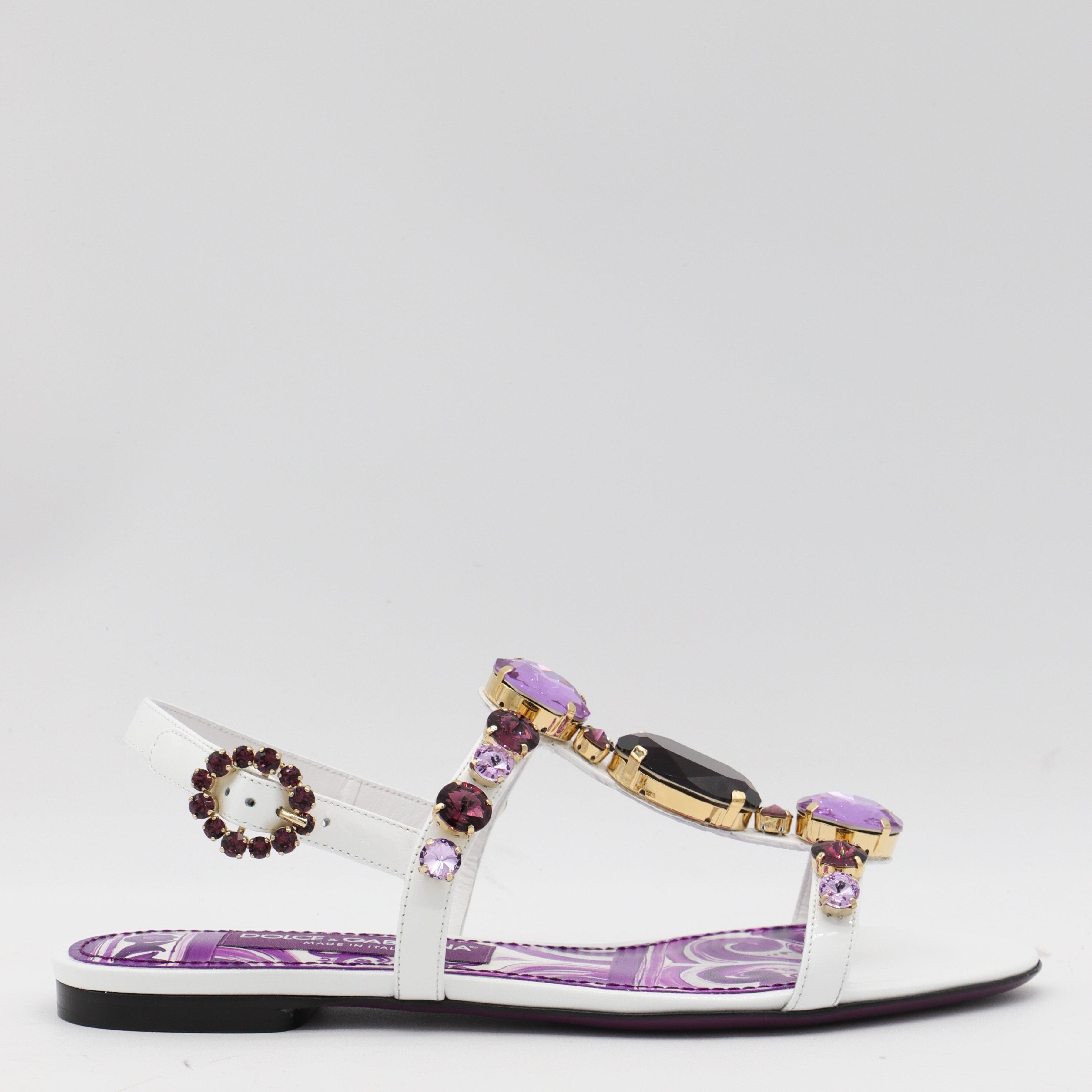 Dolce & Gabbana Flat sandals for Women | Online Sale up to