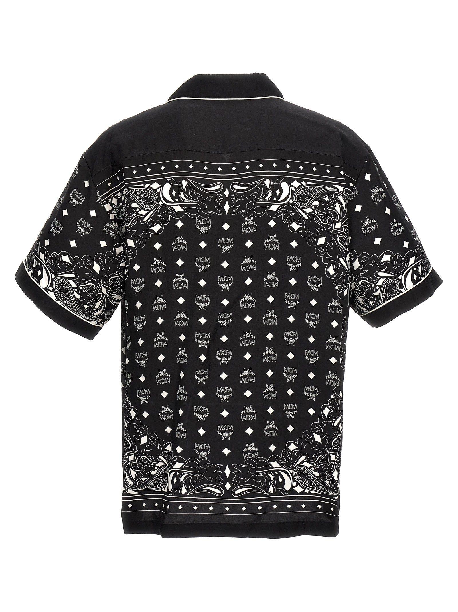 MCM Bandana Shirt Blouse in Black for Men Lyst