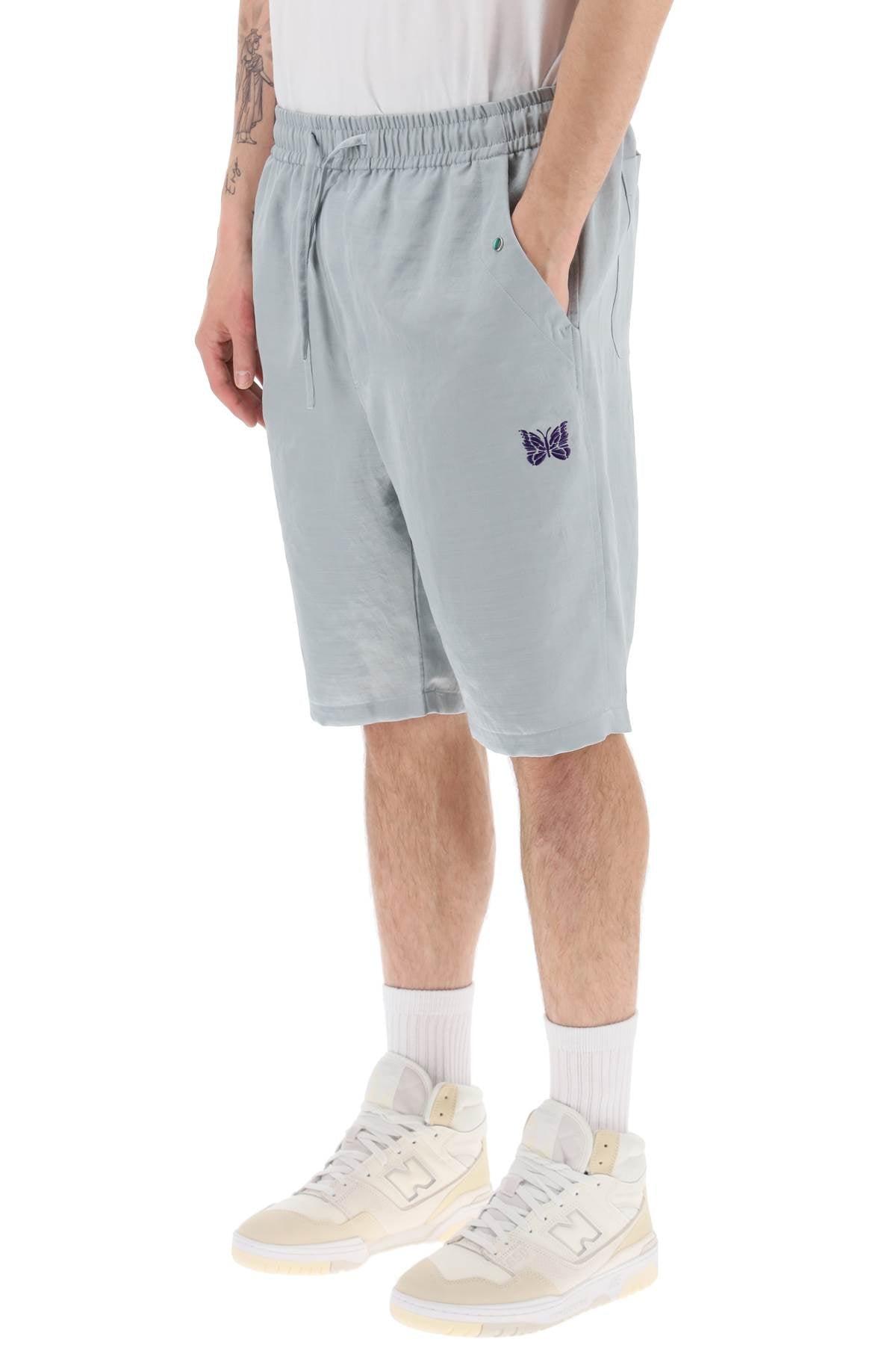 Needles 'cowboy' Shorts In Sateen in Blue for Men | Lyst