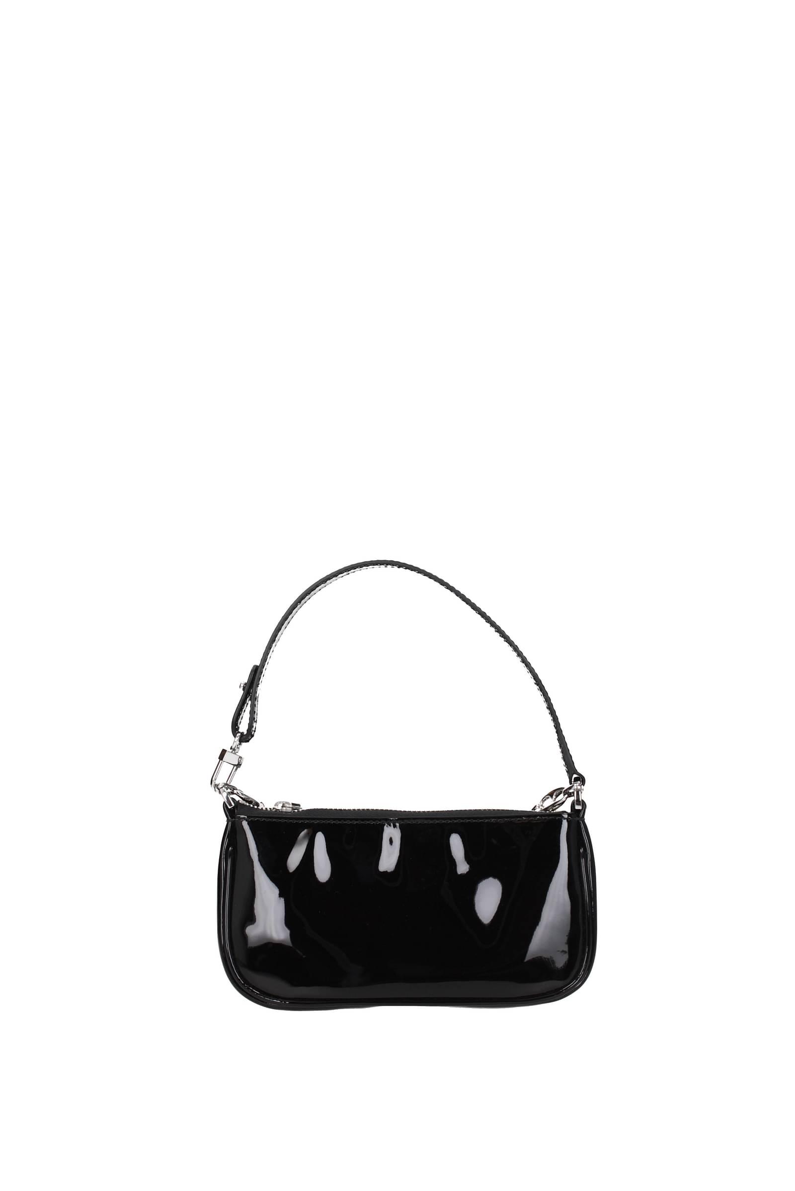 BY FAR Handbags Rachel Patent Leather in Black