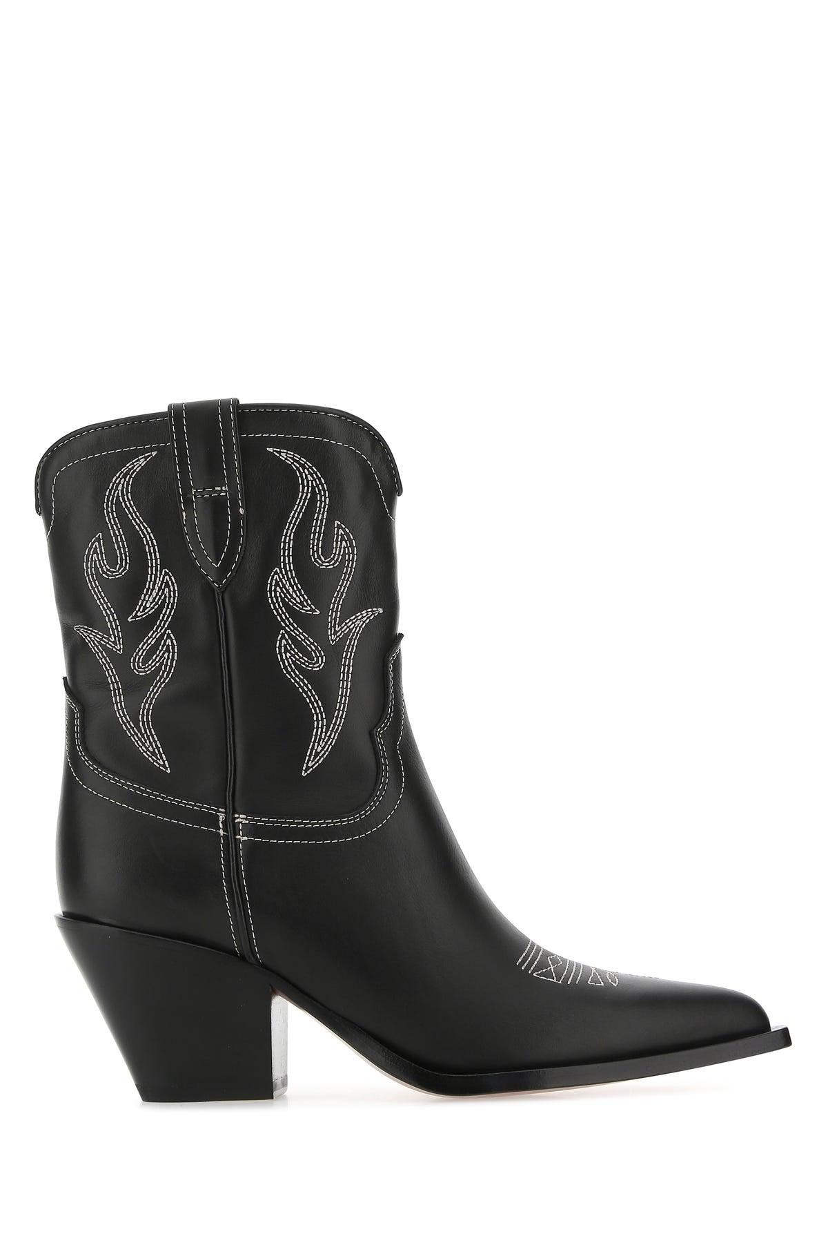 ショートブーツ・ブーティ SONORA Black leather Hidalgo ankle boots HIDALGO Men's Ankle Boots in Black Suede Oil – Sonora Boots