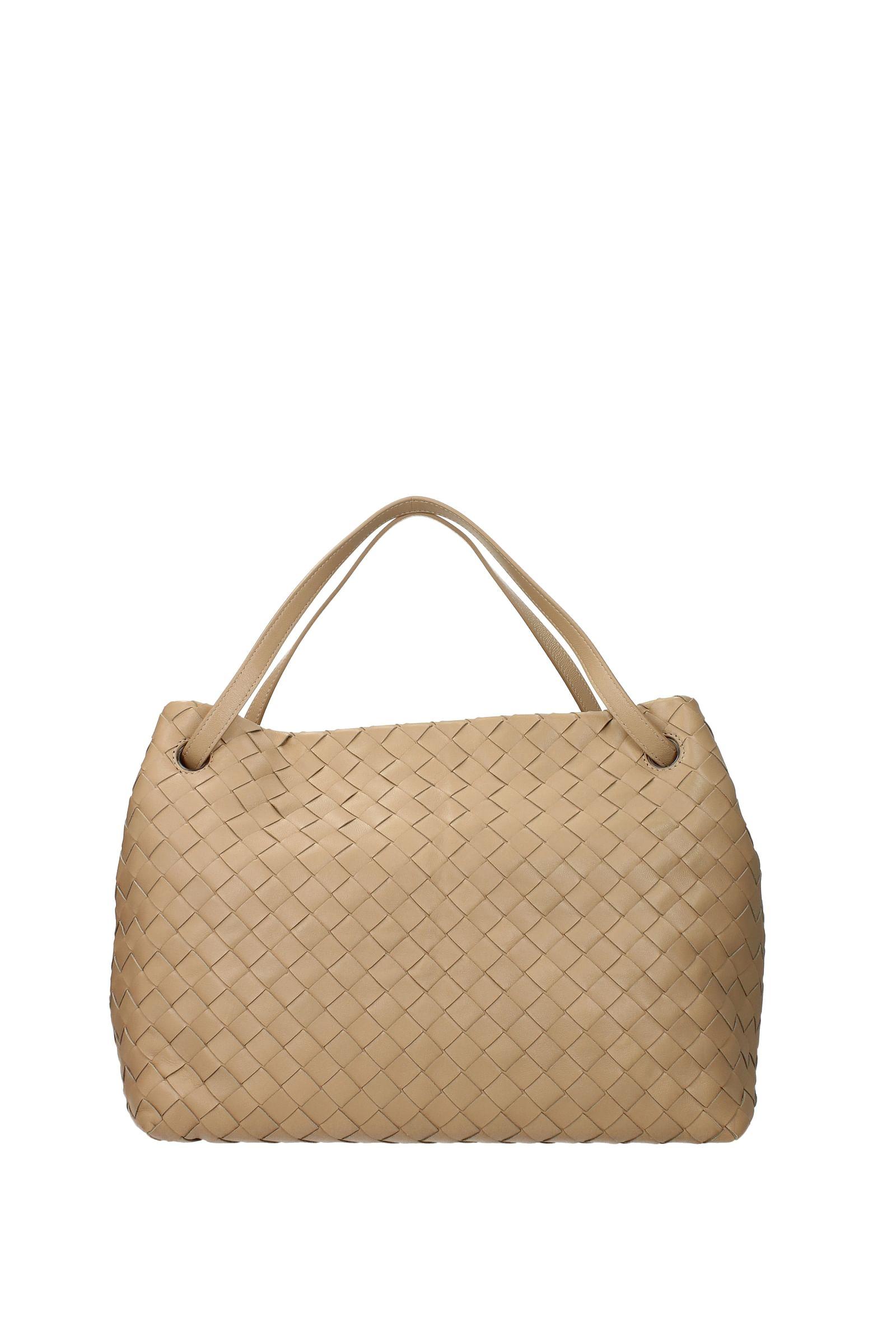 Bottega Handbags Garda Leather Pink Powder Pink in Natural Lyst