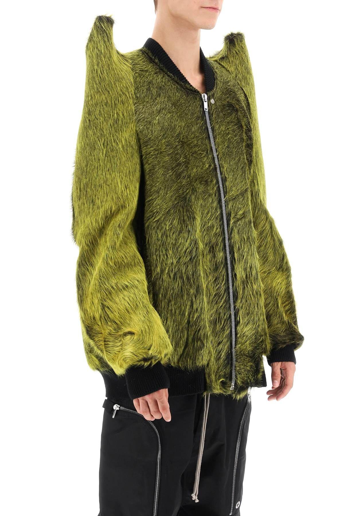 Rick Owens Jumbo Tec Flight Bomber Jacket in Green for Men Rick Owens Jumbo Tec Flight Bomber Jacket in Green for Men