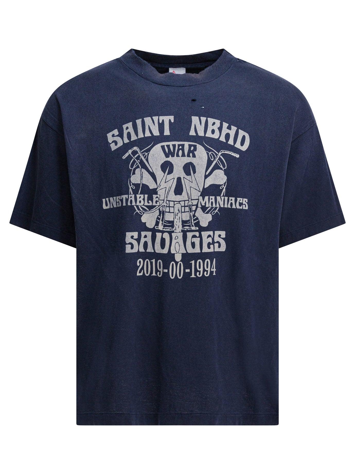 【SAINT Mxxxxxx】ロゴコットンTシャツ SAINT Mxxxxxx Short sleeve t-shirts for Men | Online Sale up