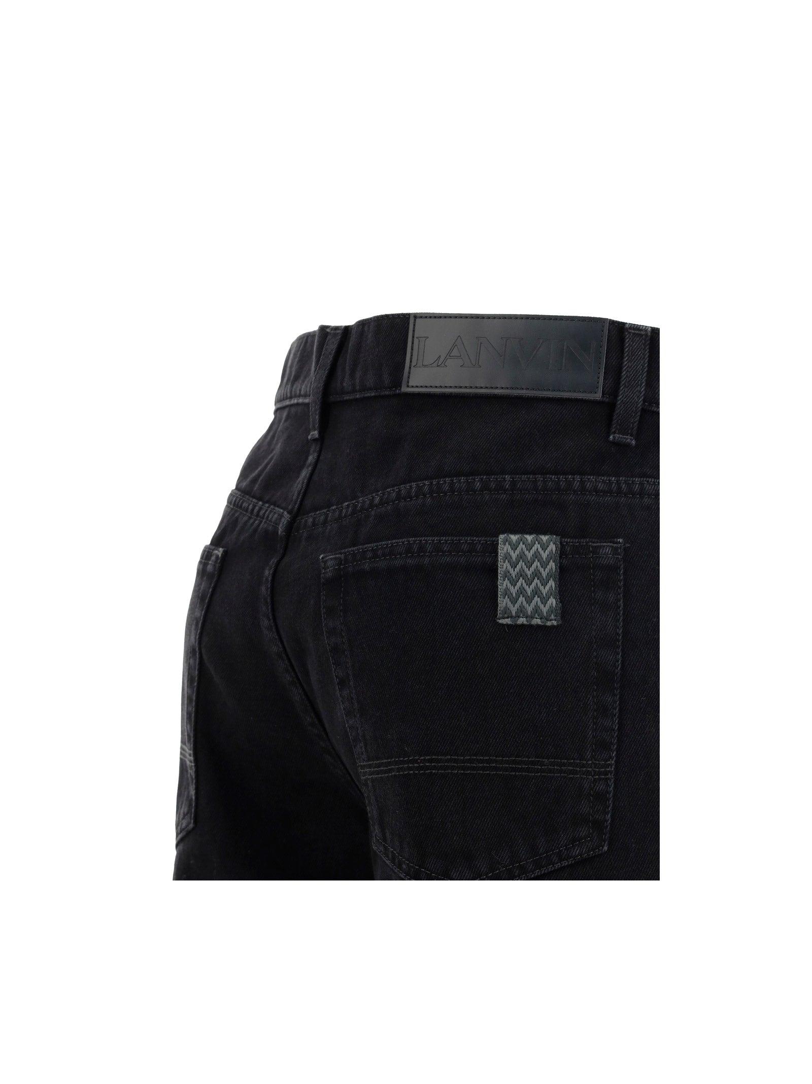 Lanvin Curb Jeans in Black for Men | Lyst