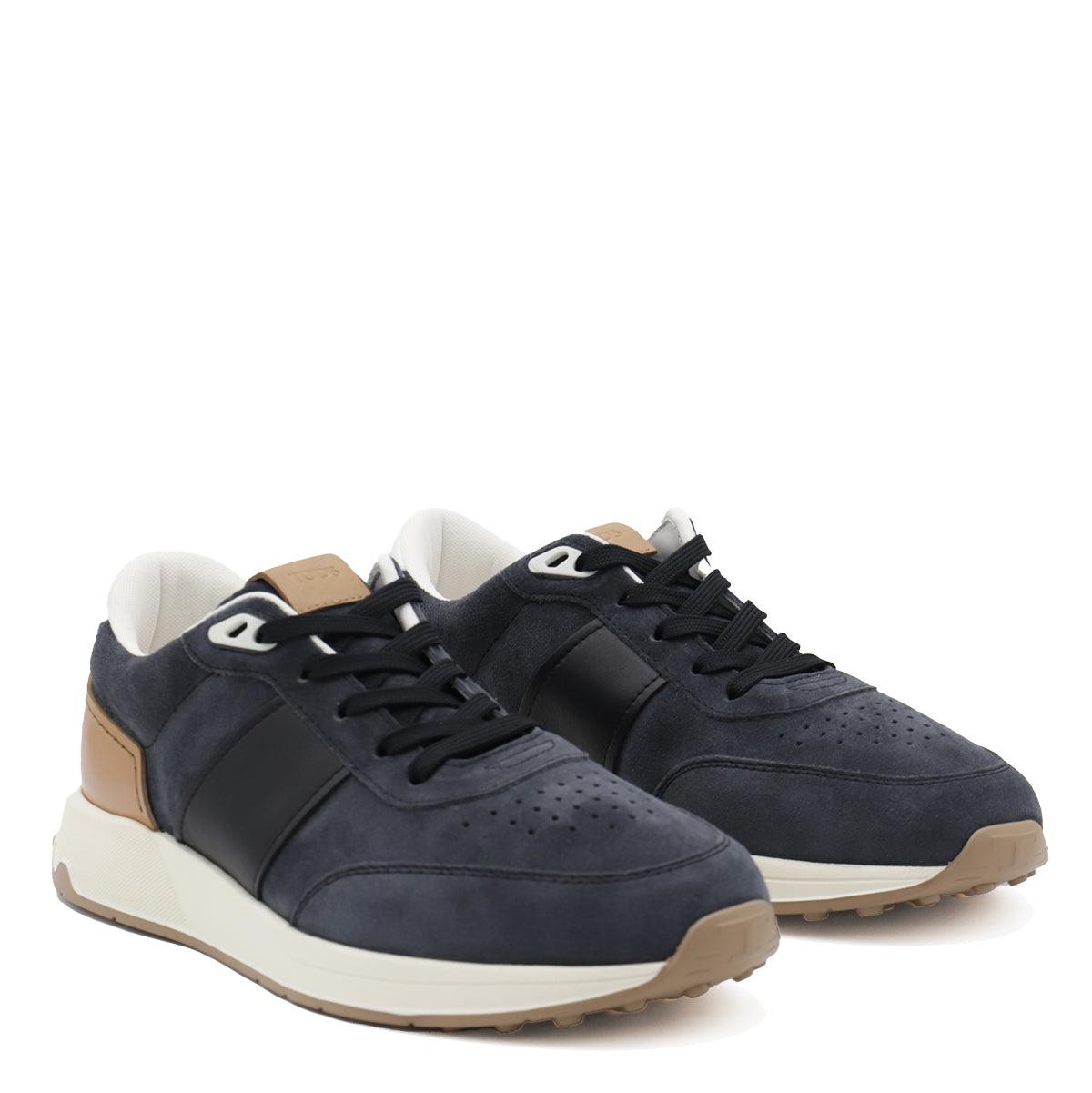スニーカー TOD'S LOW-TOP SNEAKERS Tods Mens Low Top Blue Leather Fashion Sneaker Shoes Tods