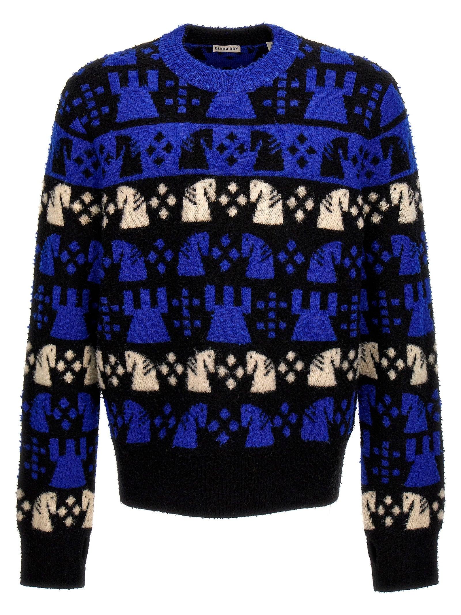 Burberry blue jumper cheap