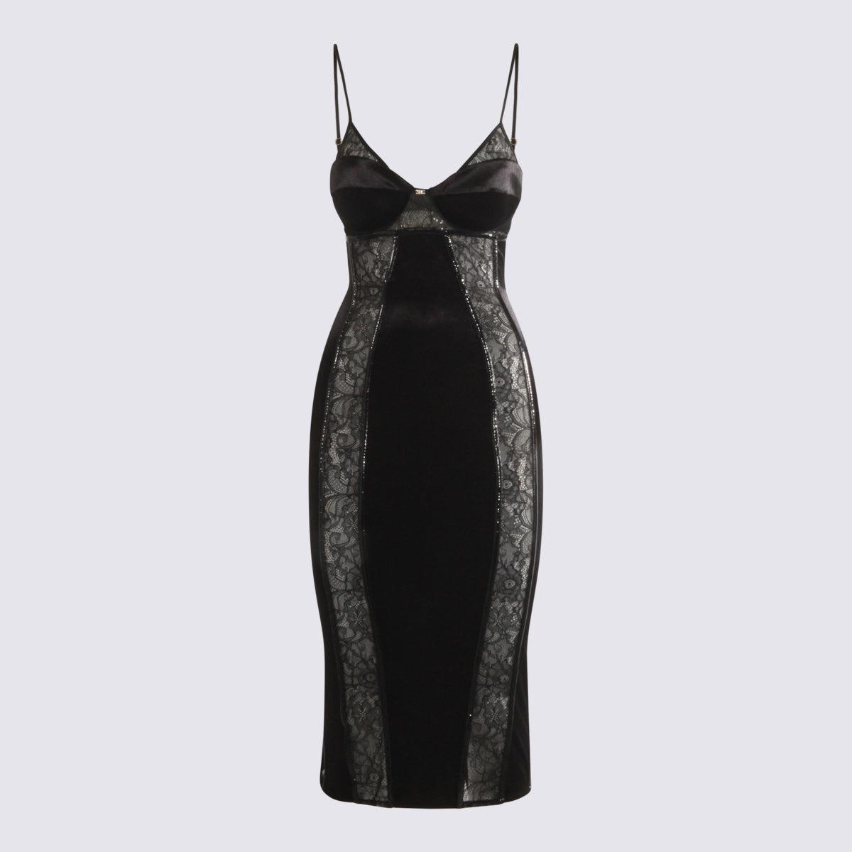 ワンピース ELISABETTA FRANCHI Woman Dress Black AM92B 110 Elisabetta Franchi Outlet: Dress woman - Black | Elisabetta