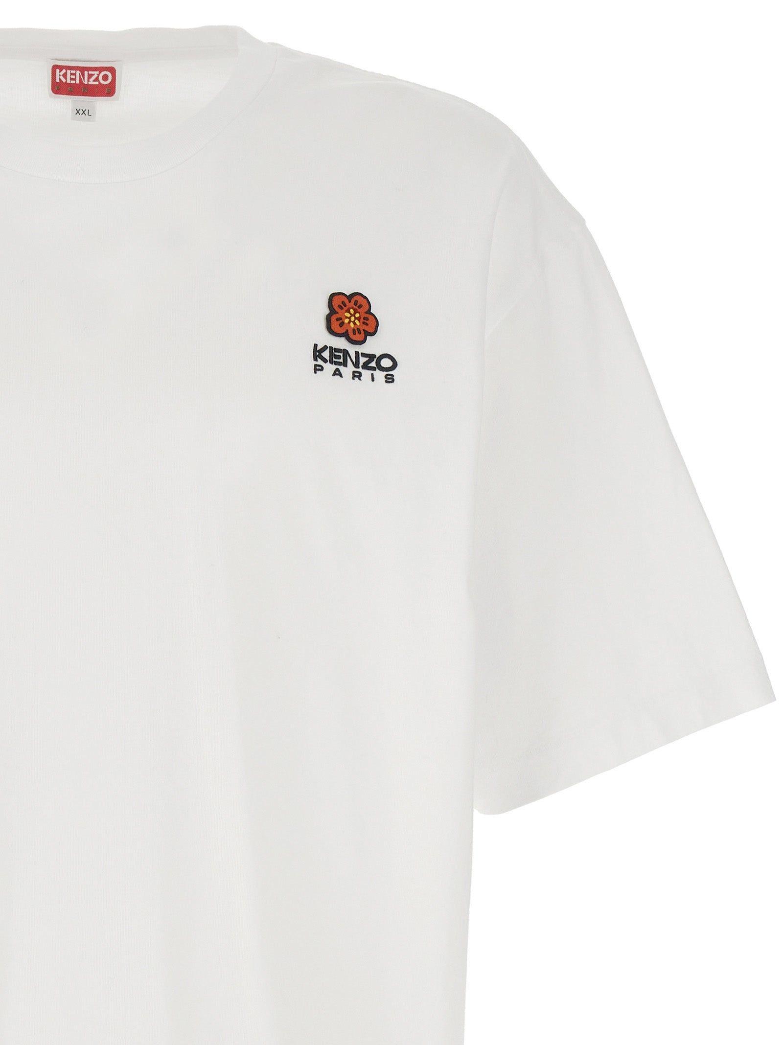 KENZO Boke Flower Crest T-shirt in White for Men | Lyst