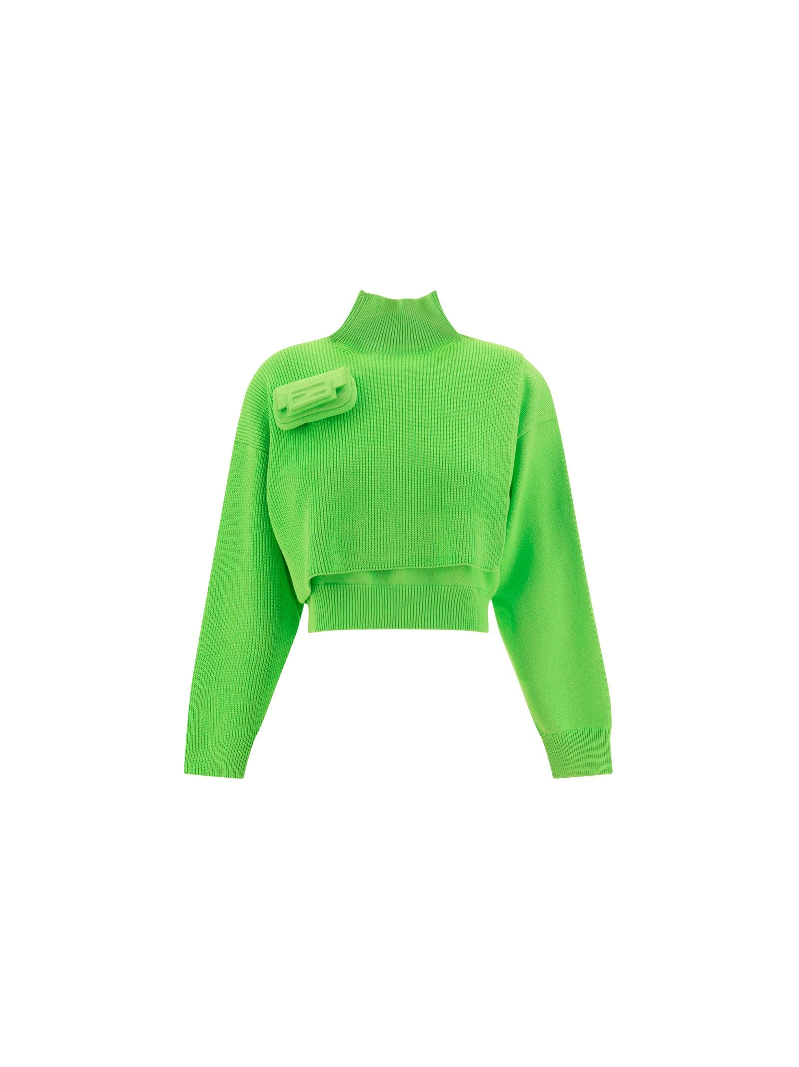 Fendi Sweater in Green | Lyst