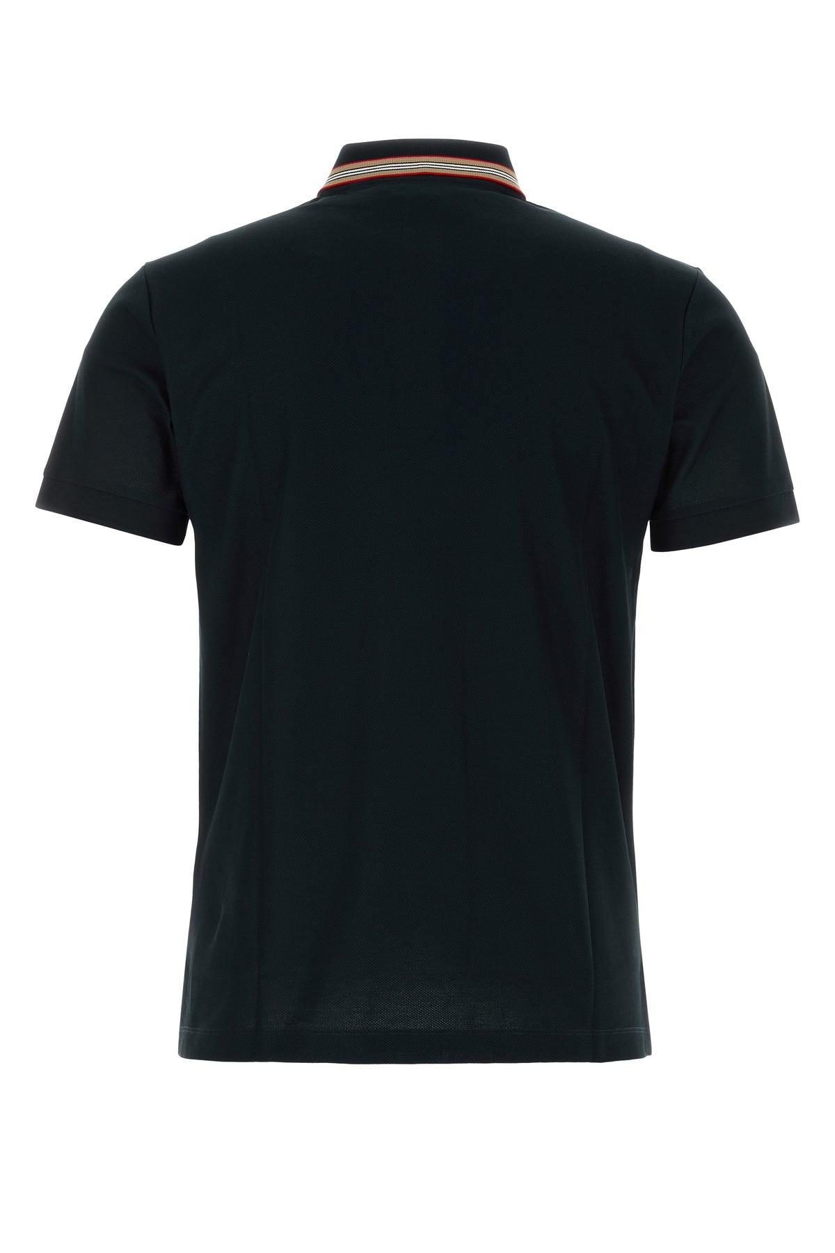 Tシャツ・カットソー BURBERRY Black Piquet Polo Shirt Burberry Black Piquet Polo Shirt for Men | Lyst