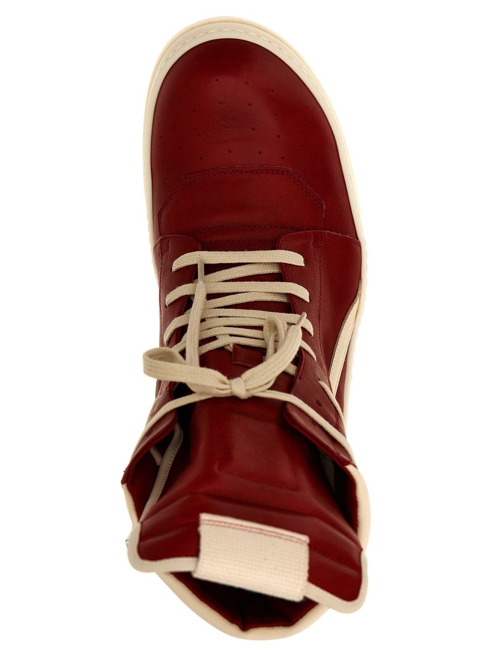Rick owens ジオバスケット red Rick Owens Geobasket in Red | Lyst
