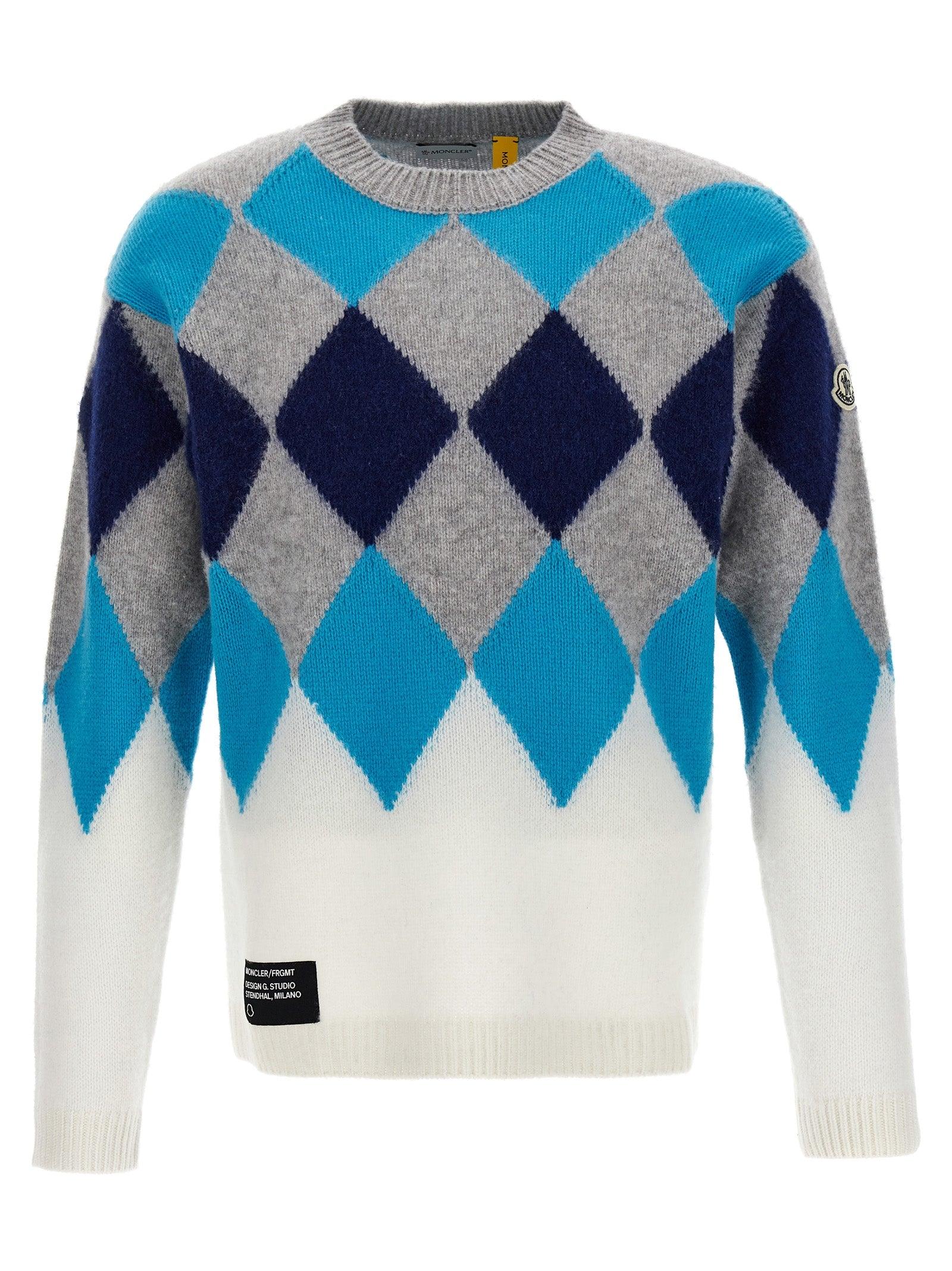Logo Sweater Maglioni Multicolor da Uomo di Moncler Genius in Blu | Lyst