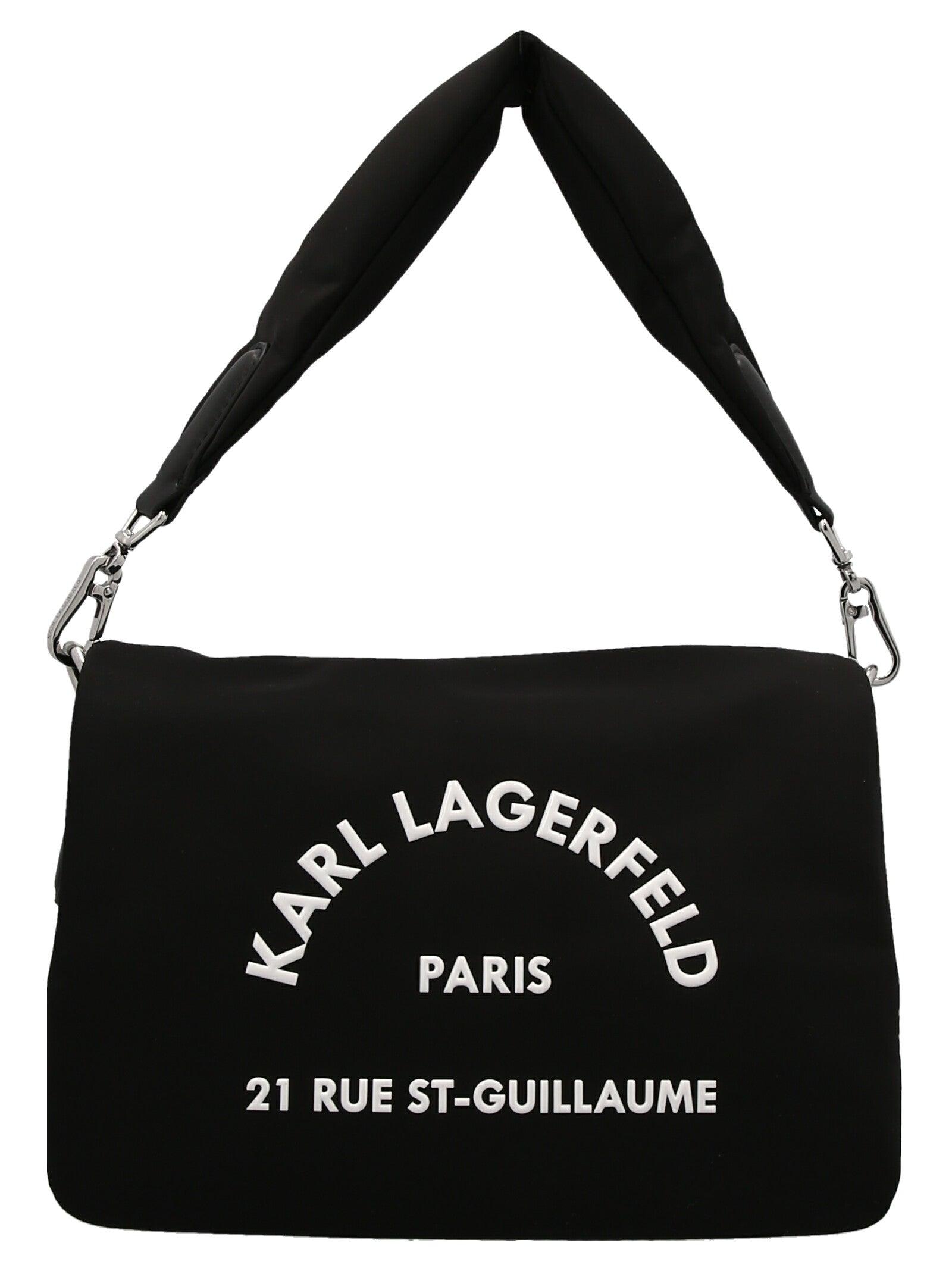 Karl Lagerfeld 'rue Stguillaume' Shoulder Bag in Black Lyst