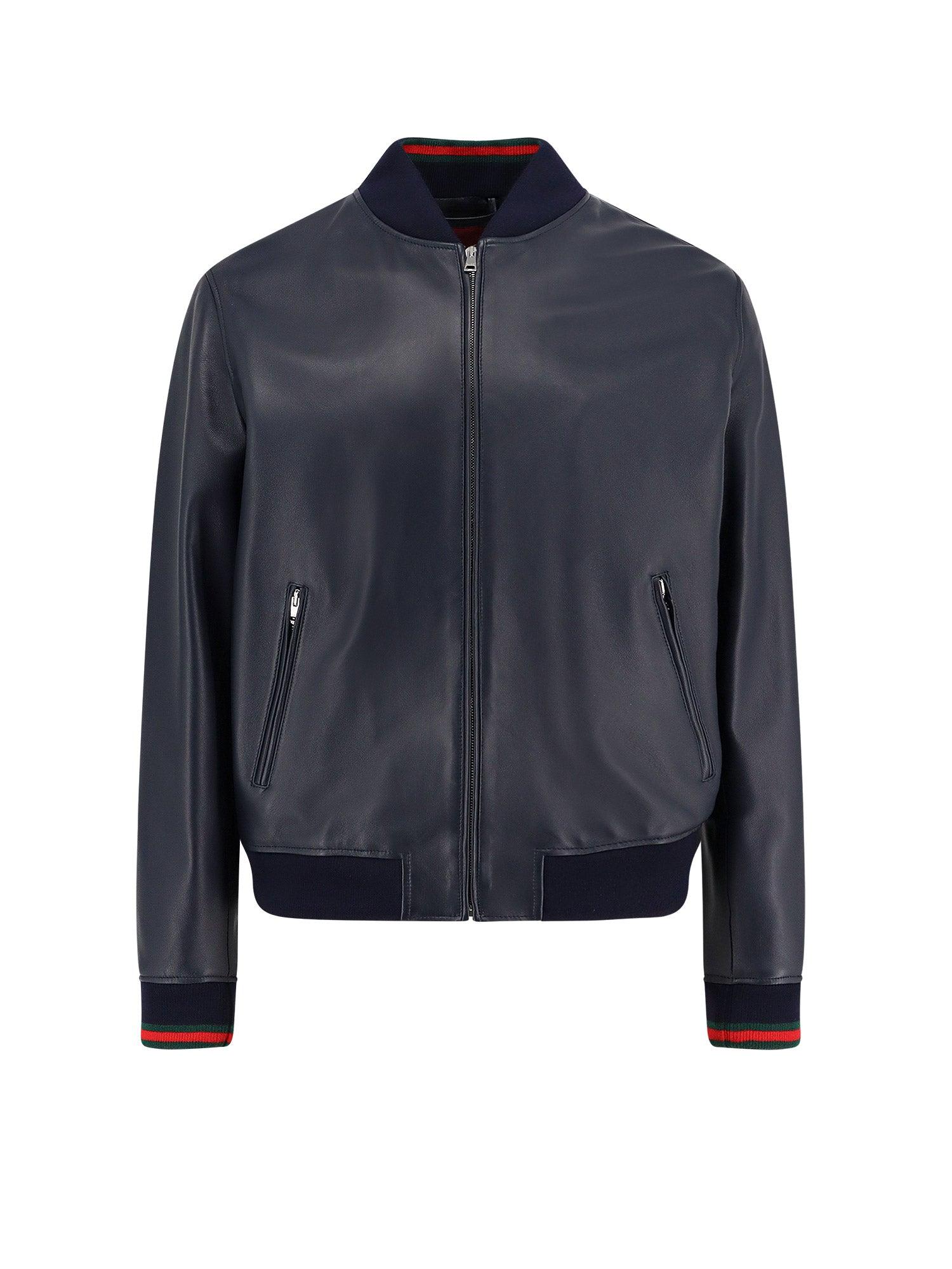 gucci--Leather-Jacket-Witth-