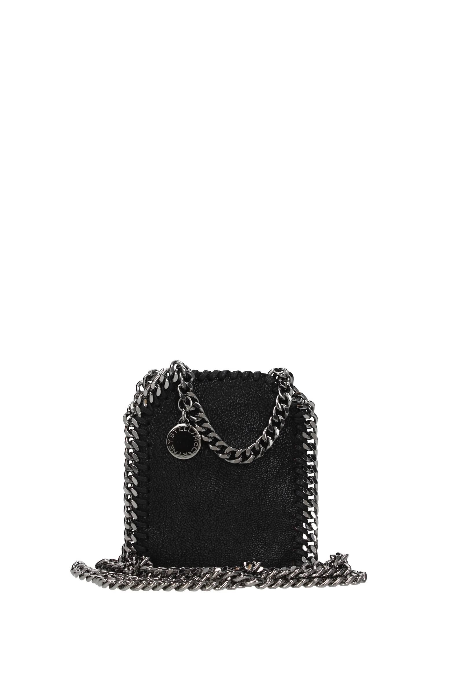 Stella McCartney Handbags Falabella Micro Eco Suede in Black | Lyst