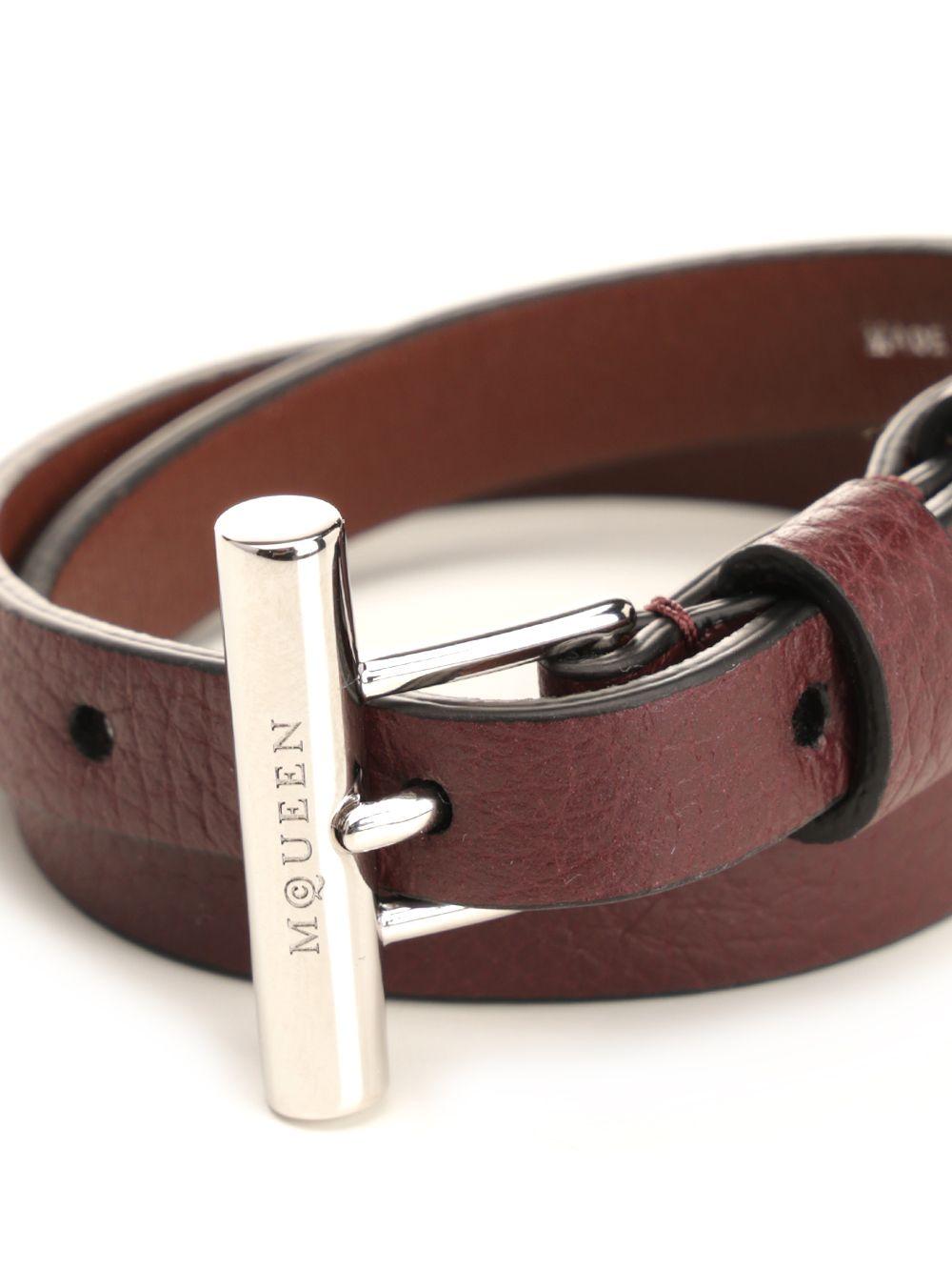 ベルト Alexander Mcqueen Low Waist Belt McQueen Low Waist Belt Belts in Brown | Lyst