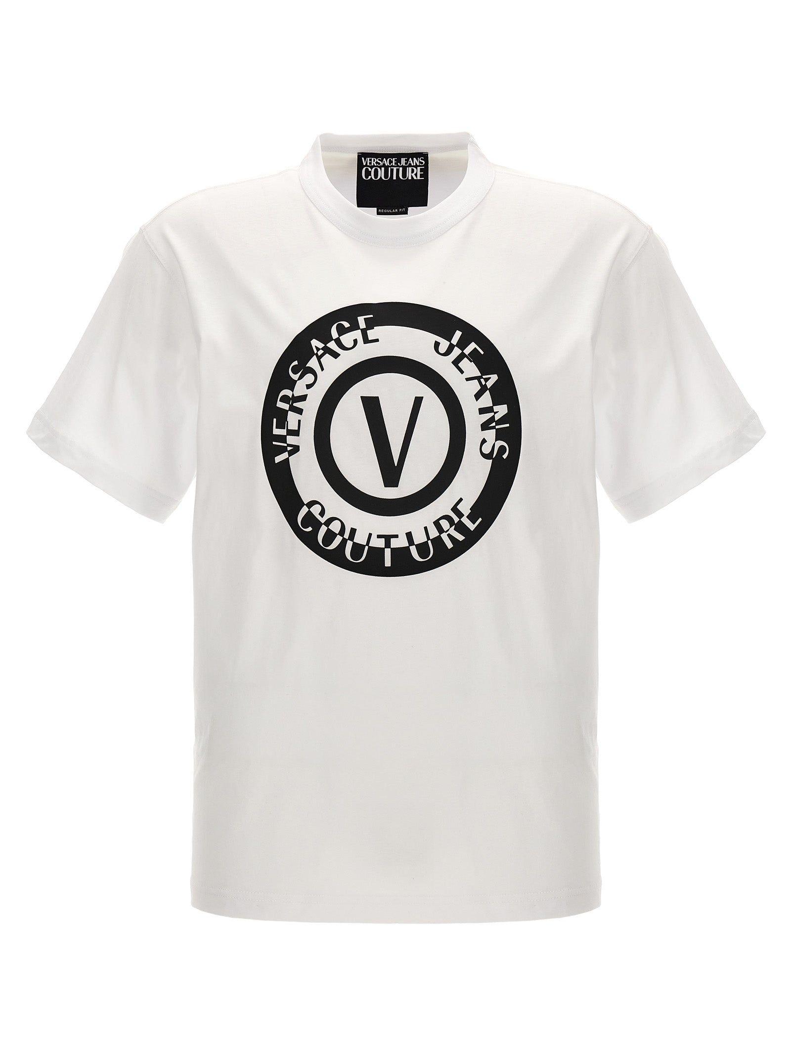 Versace Jeans Couture Logo T-shirt White for Men | Lyst